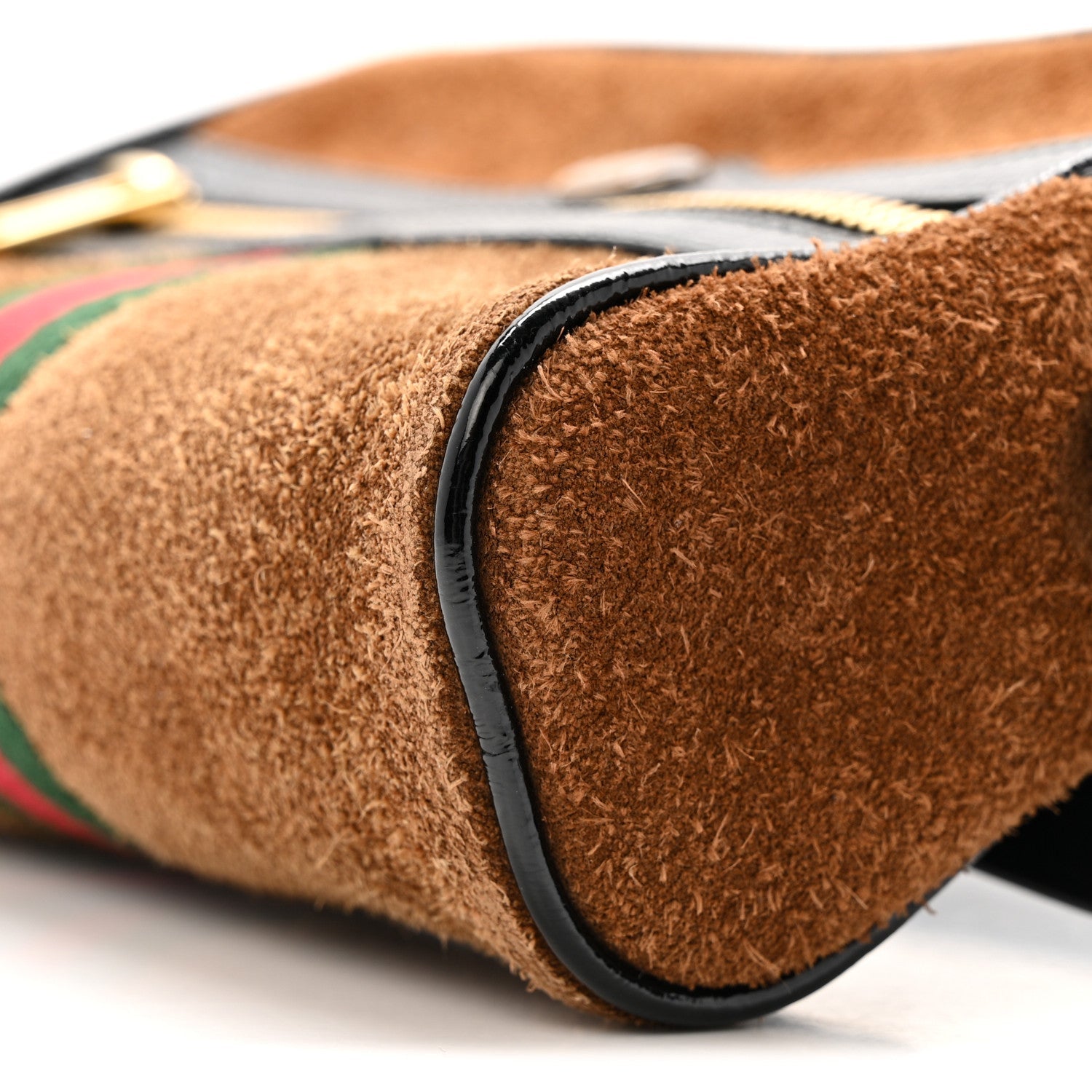 Gucci Suede Small Ophidia Belt Bag 85 34 Brown