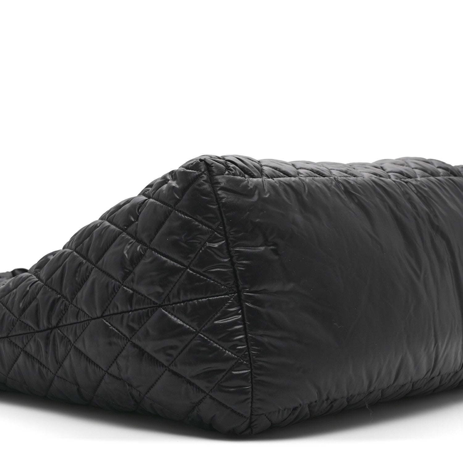Chanel Nylon Quilted Large Coco Cocoon Tote Black