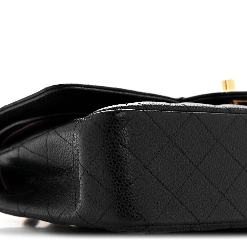 Chanel Caviar Quilted Medium Double Flap Black