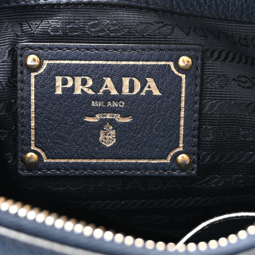 Prada Vitello Phenix Bauletto Baltico