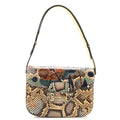 Gucci Snakeskin Horsebit 1955 Shoulder Bag Multicolor