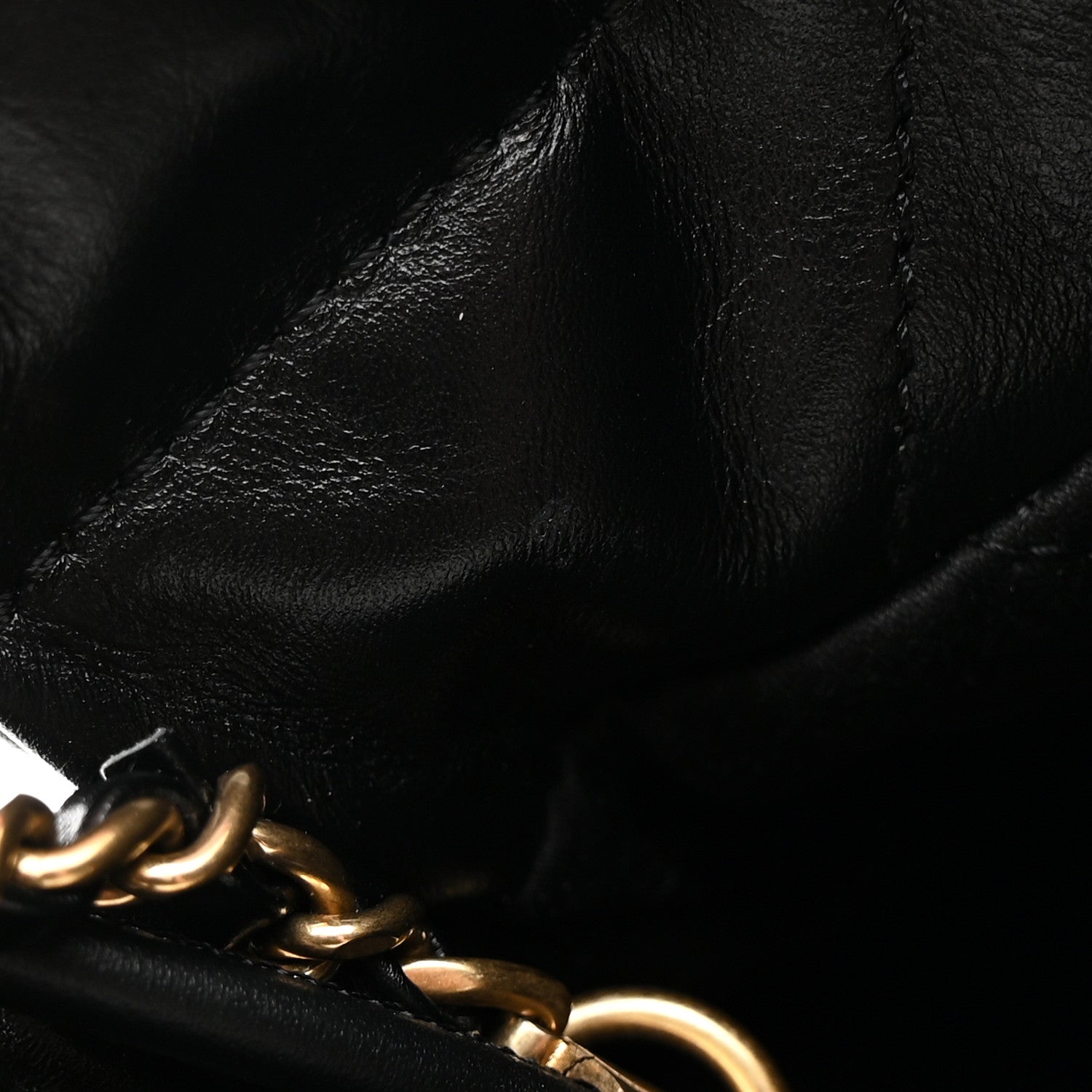 Chanel Shiny Calfskin Quilted Mini Chanel 22 Black