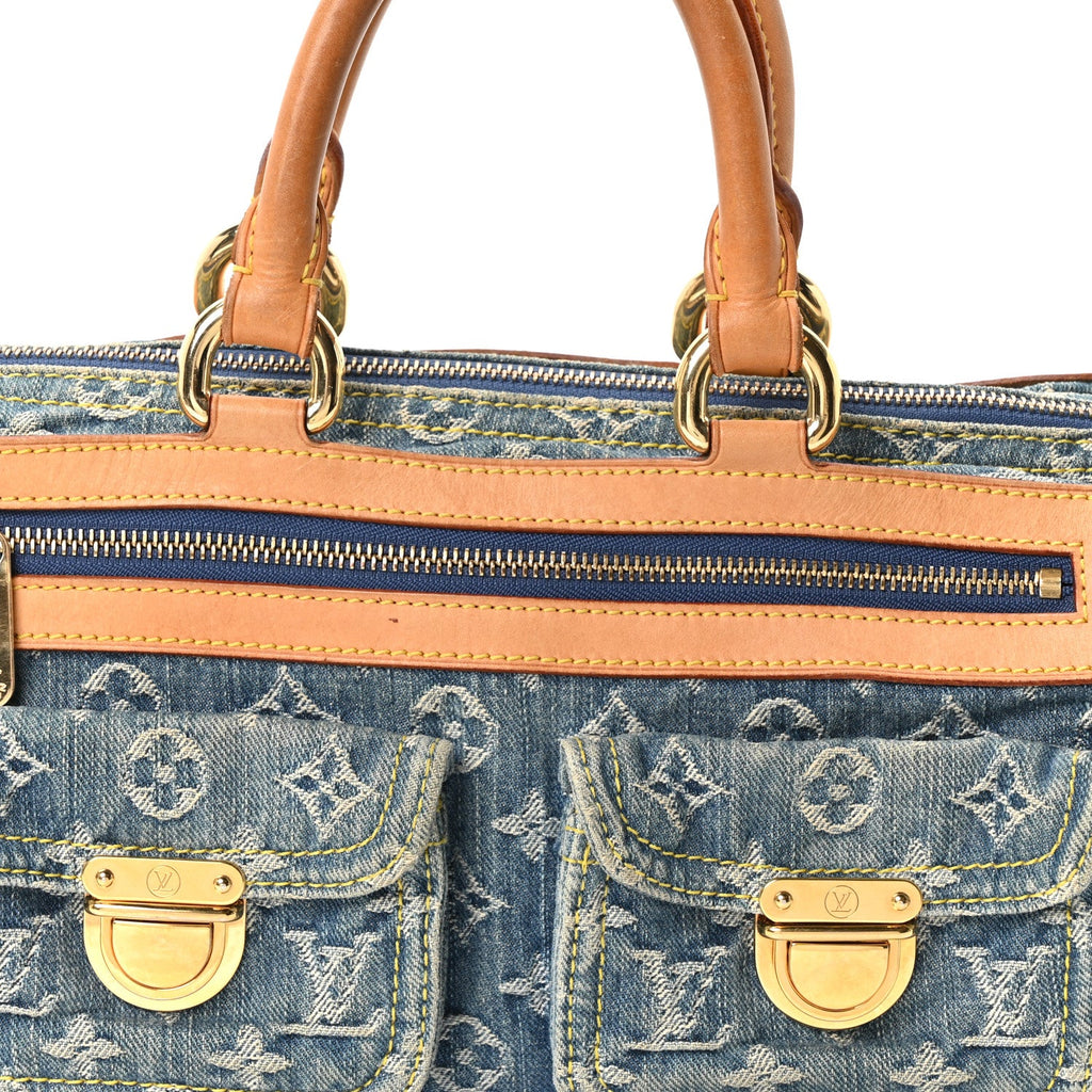 Louis Vuitton Monogram Denim Neo Speedy Blue