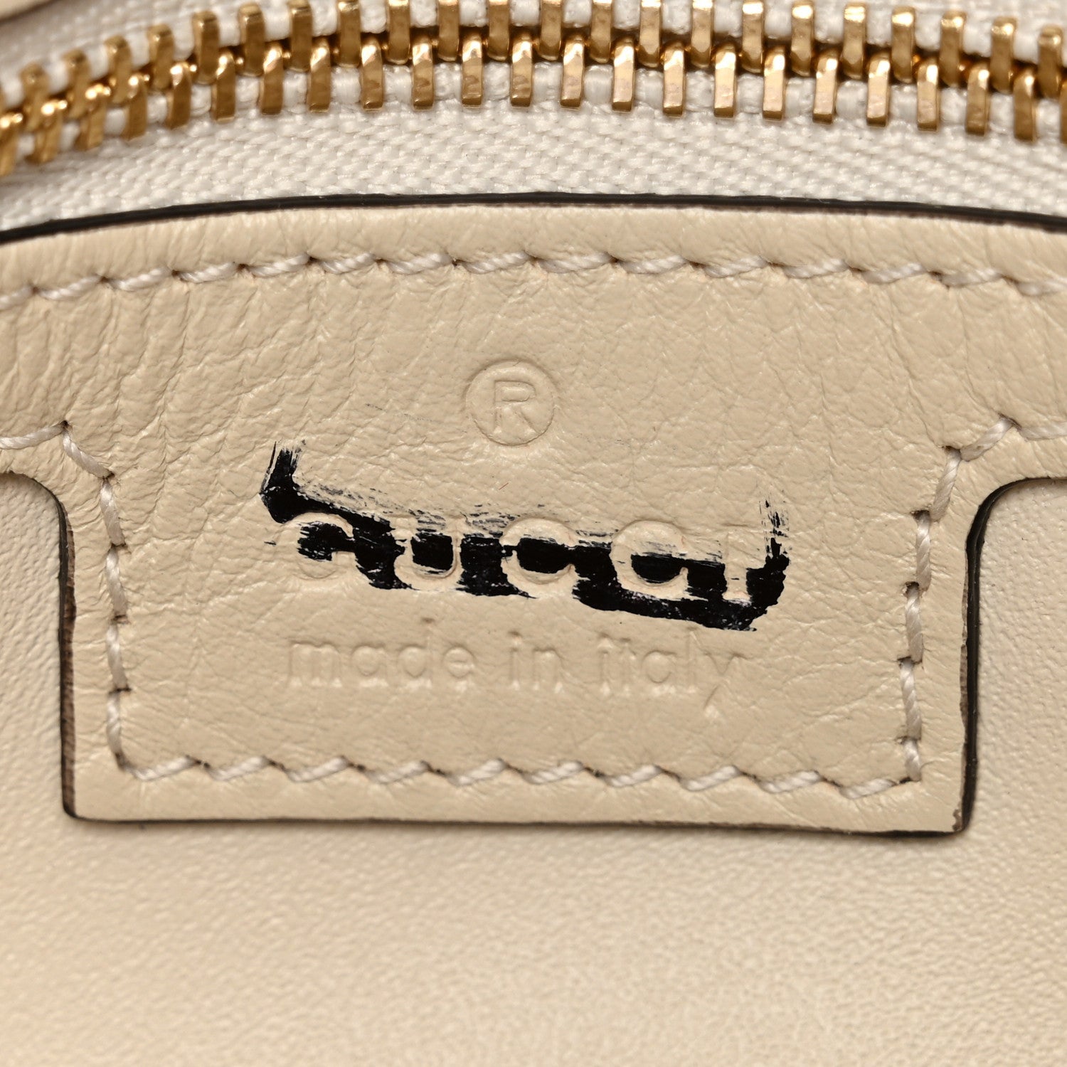 Gucci Roxy Calfskin Blondie Chain Shoulder Flap Bag Mystic White