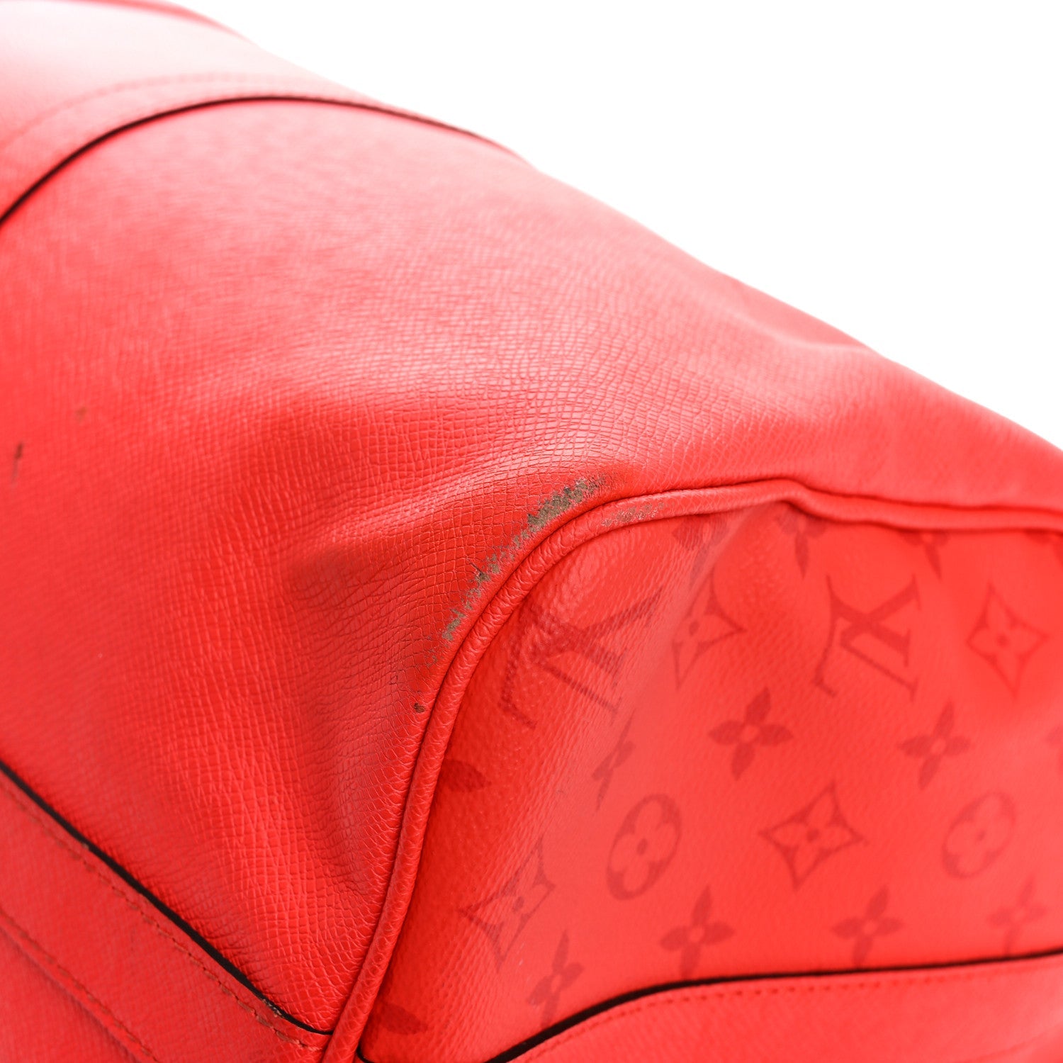 Louis Vuitton Taigarama Keepall Bandouliere 50 Fire Red