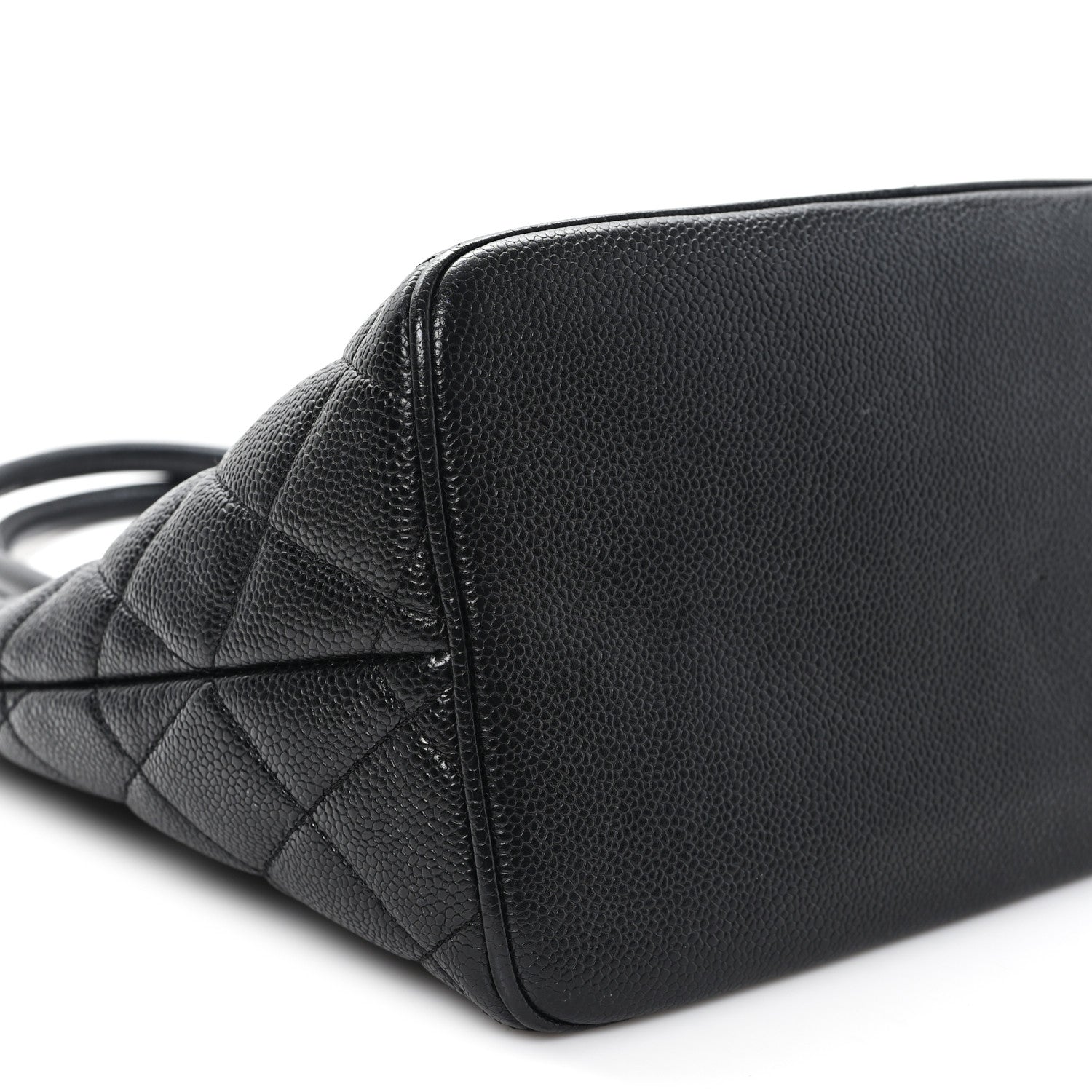 Chanel Caviar Quilted Medallion Tote Black
