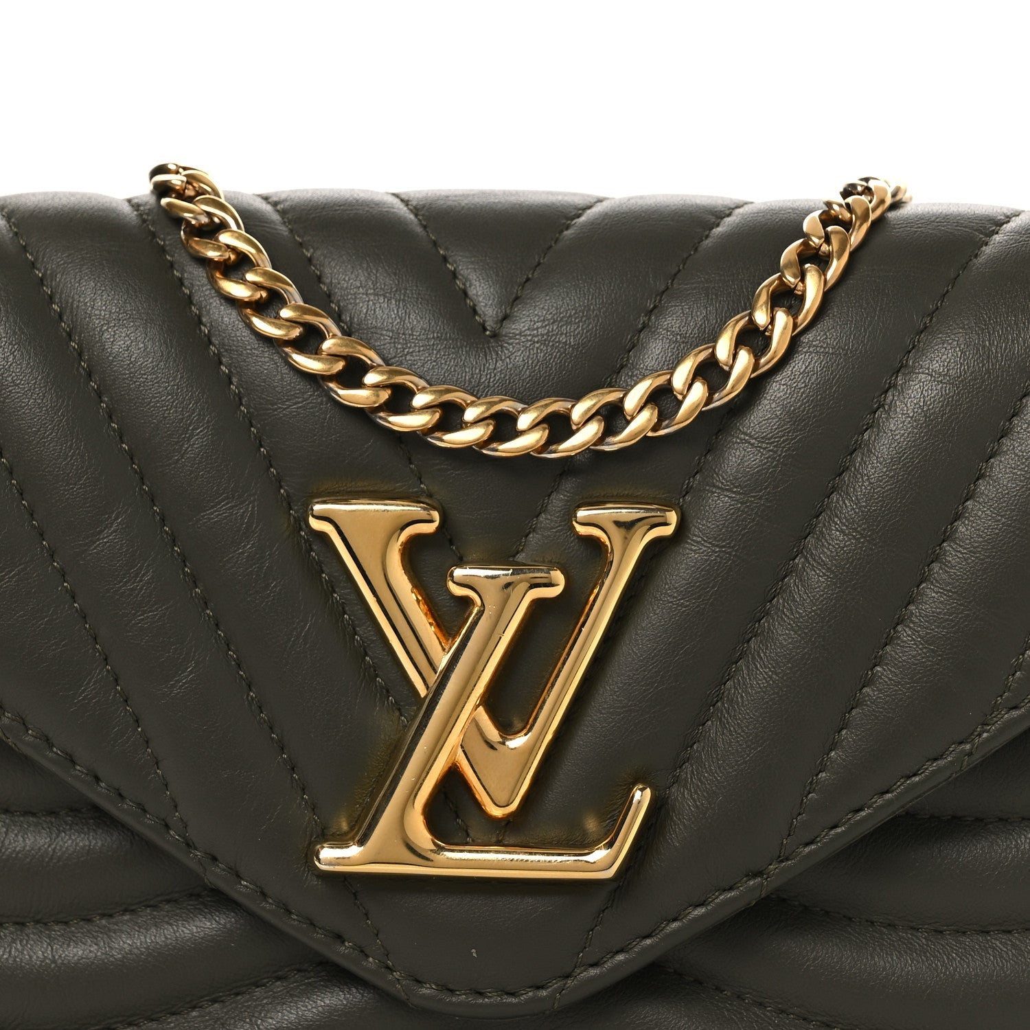 Louis Vuitton Calfskin New Wave Multi Pochette Kaki