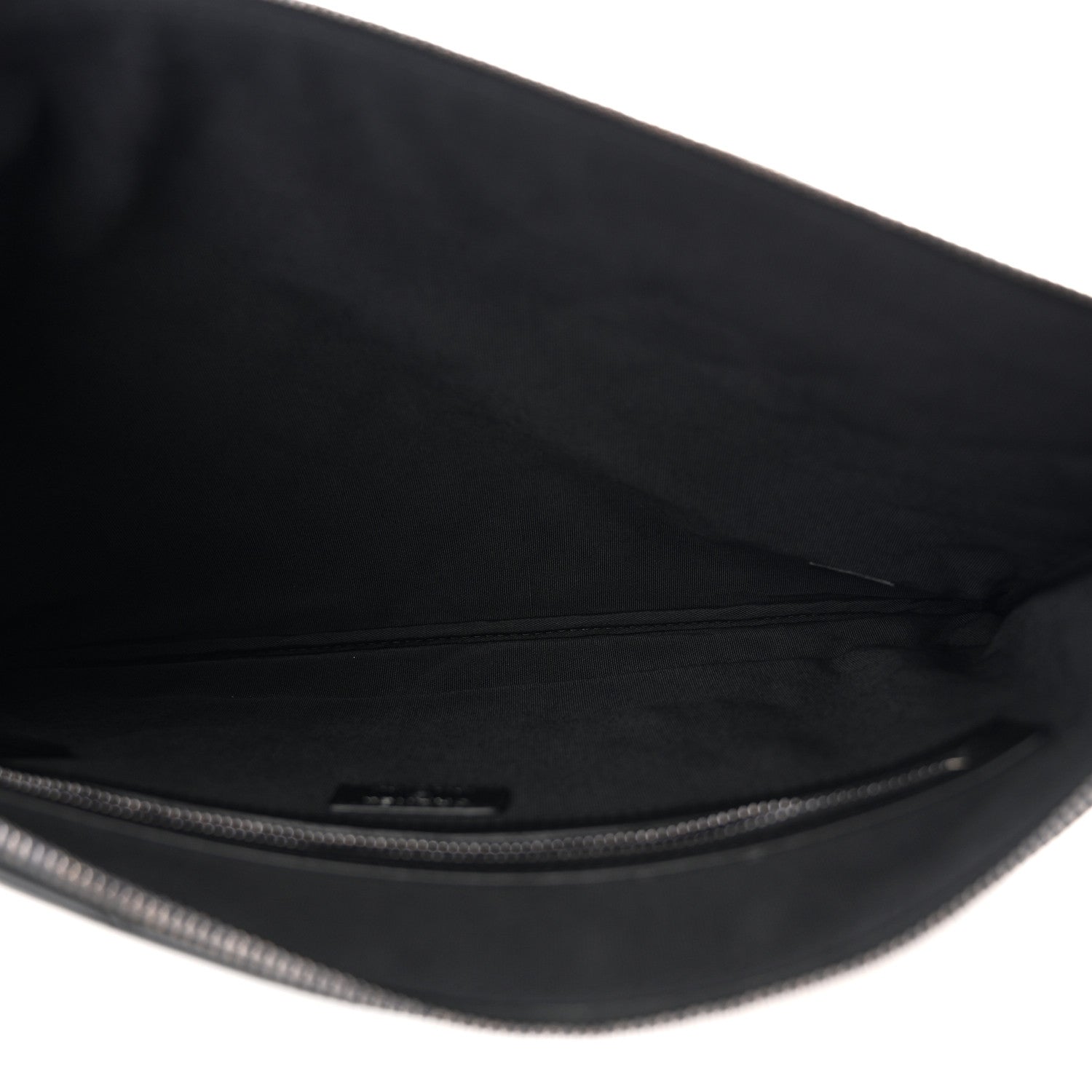 Lambskin Quilted Large Cosmetic Case Black
