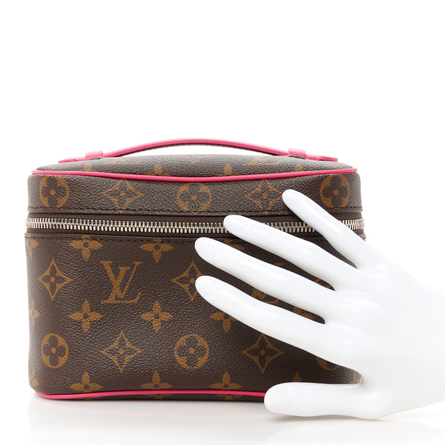 Louis Vuitton Monogram Macassar Nice Mini Pondichery Pink