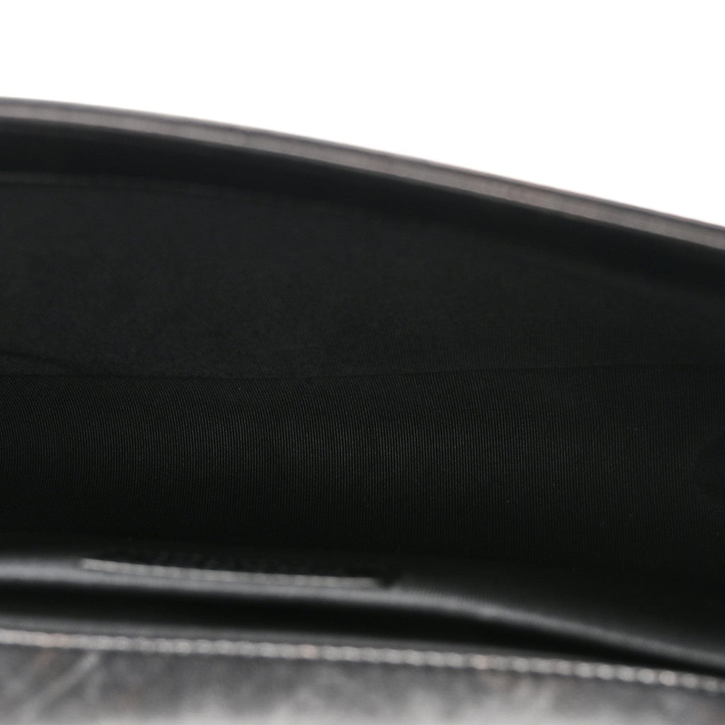 Chanel Lambskin Quilted Medium Boy Flap Black