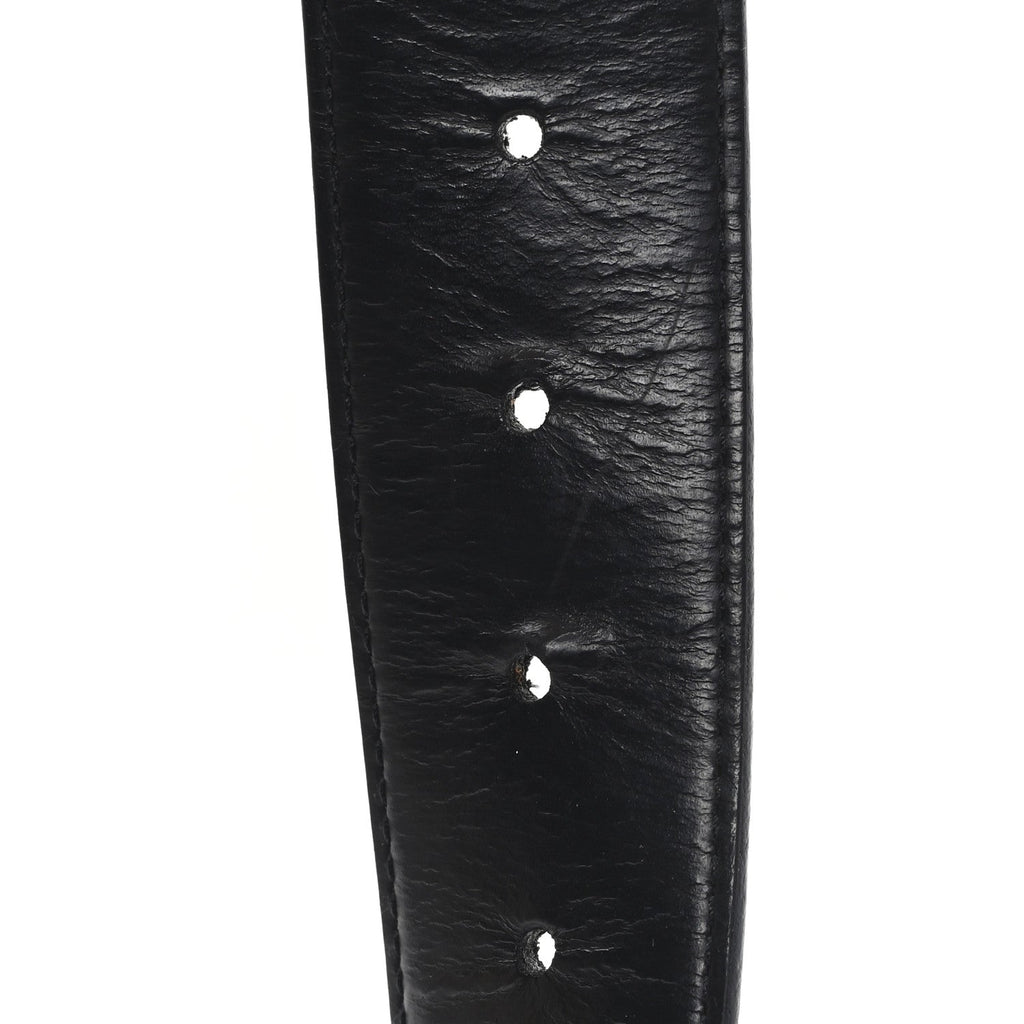 Louis Vuitton Monogram Eclipse Taigarama 40mm LV Initiales Reversible Belt 95 38 95 38 Black