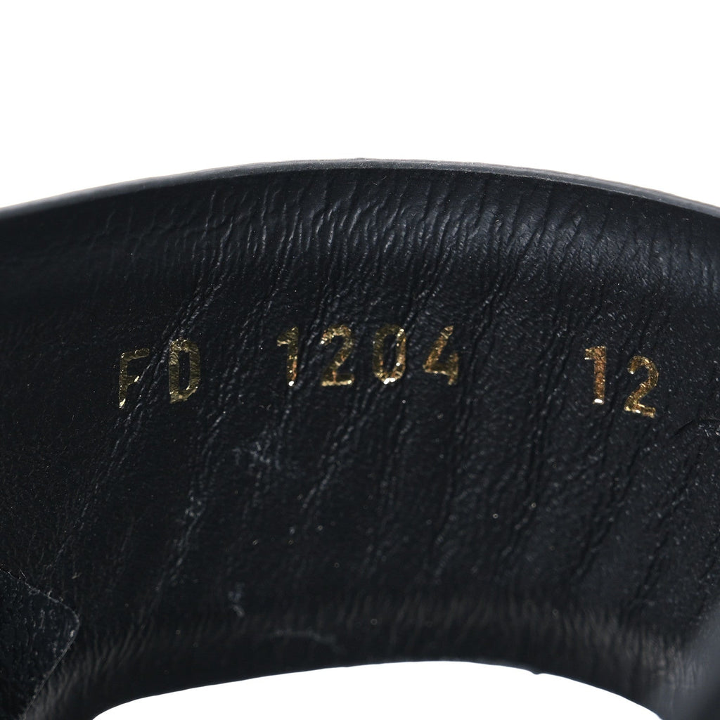 Louis Vuitton Monogram Eclipse Calfskin Mens LV Oasis Mules 12 Black