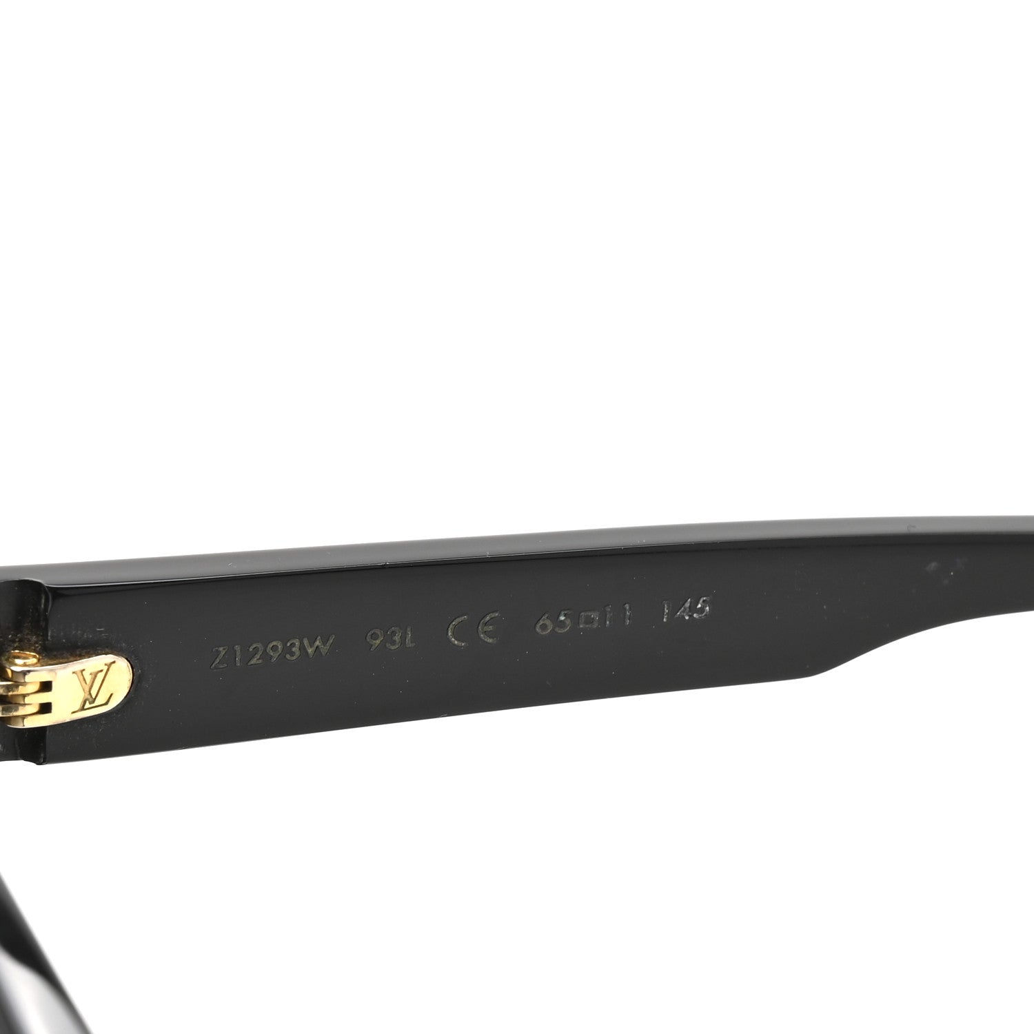 Louis Vuitton Acetate Velvet Sunglasses Z1293W Black