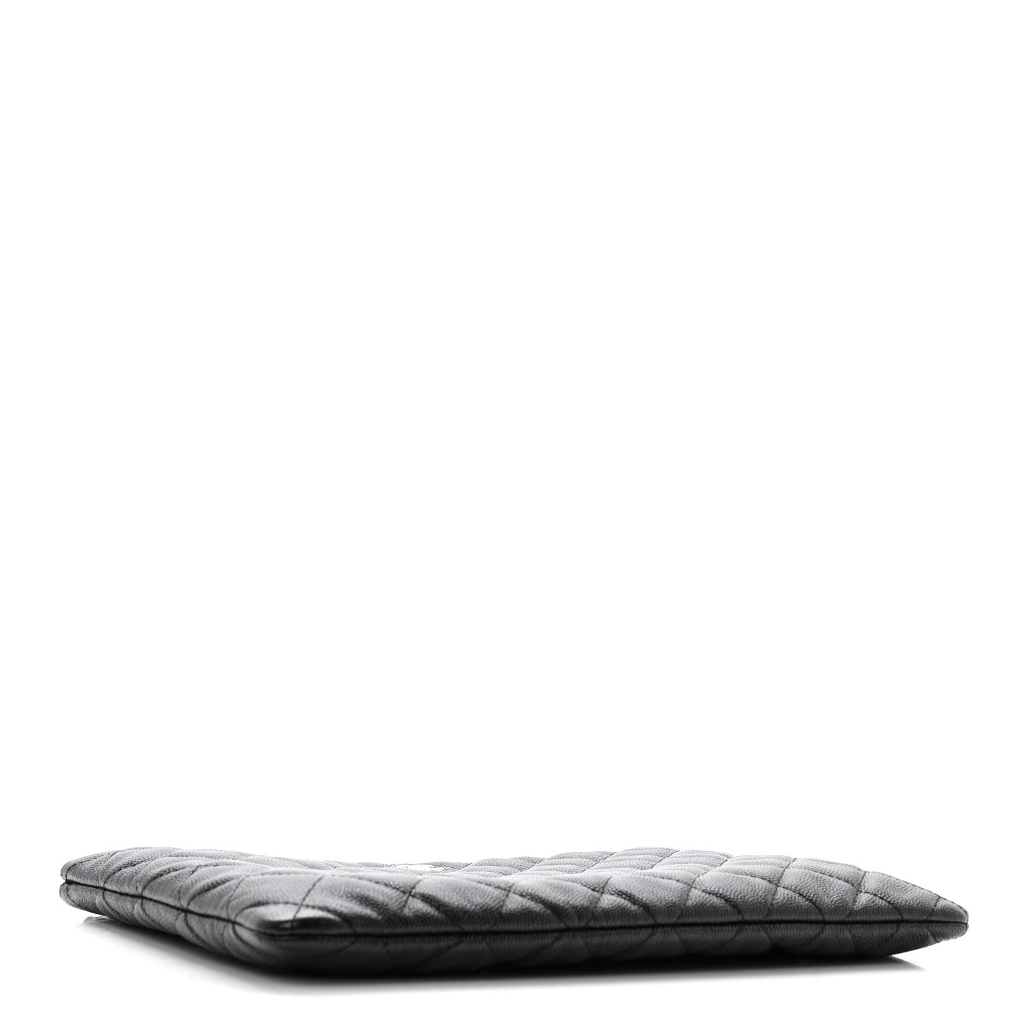Caviar Quilted Medium Cosmetic Case Black