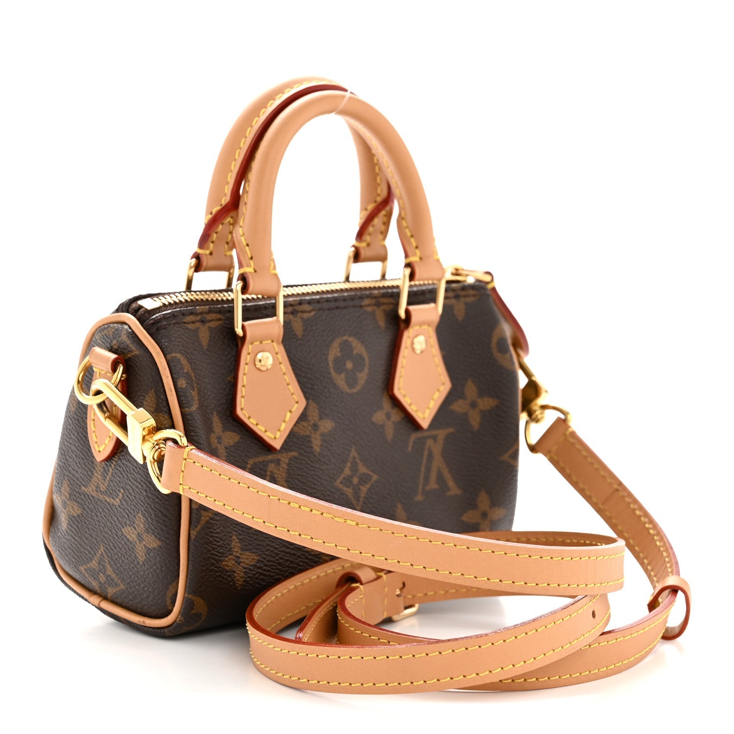 Louis Vuitton Monogram Nano Speedy Bandouliere