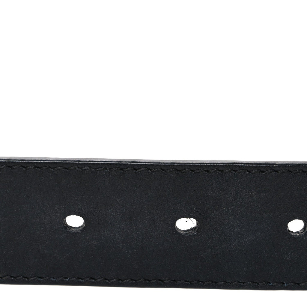Gucci Calfskin Double G 30mm Belt 95 38 Black
