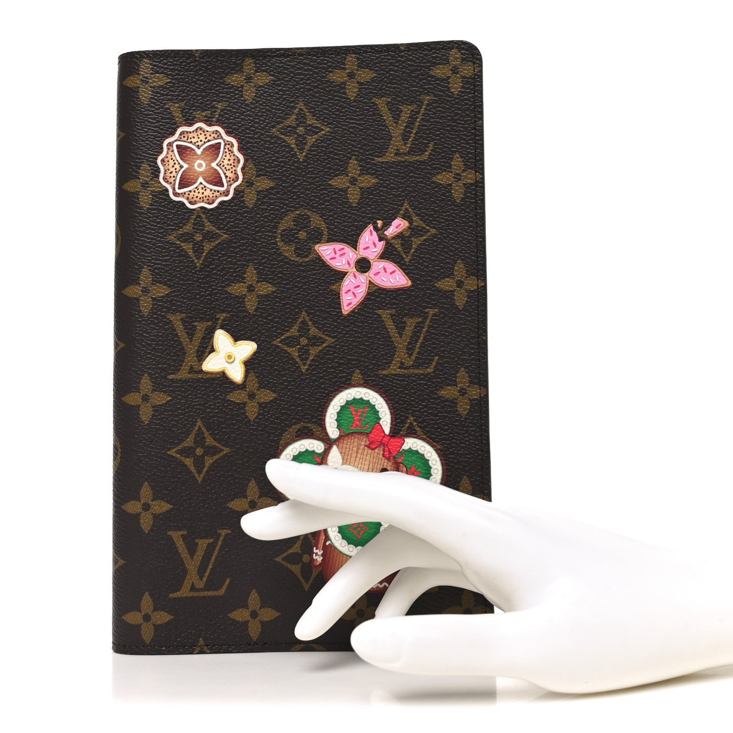 Louis Vuitton Monogram Emily Notebook Cover MM Coquelicot