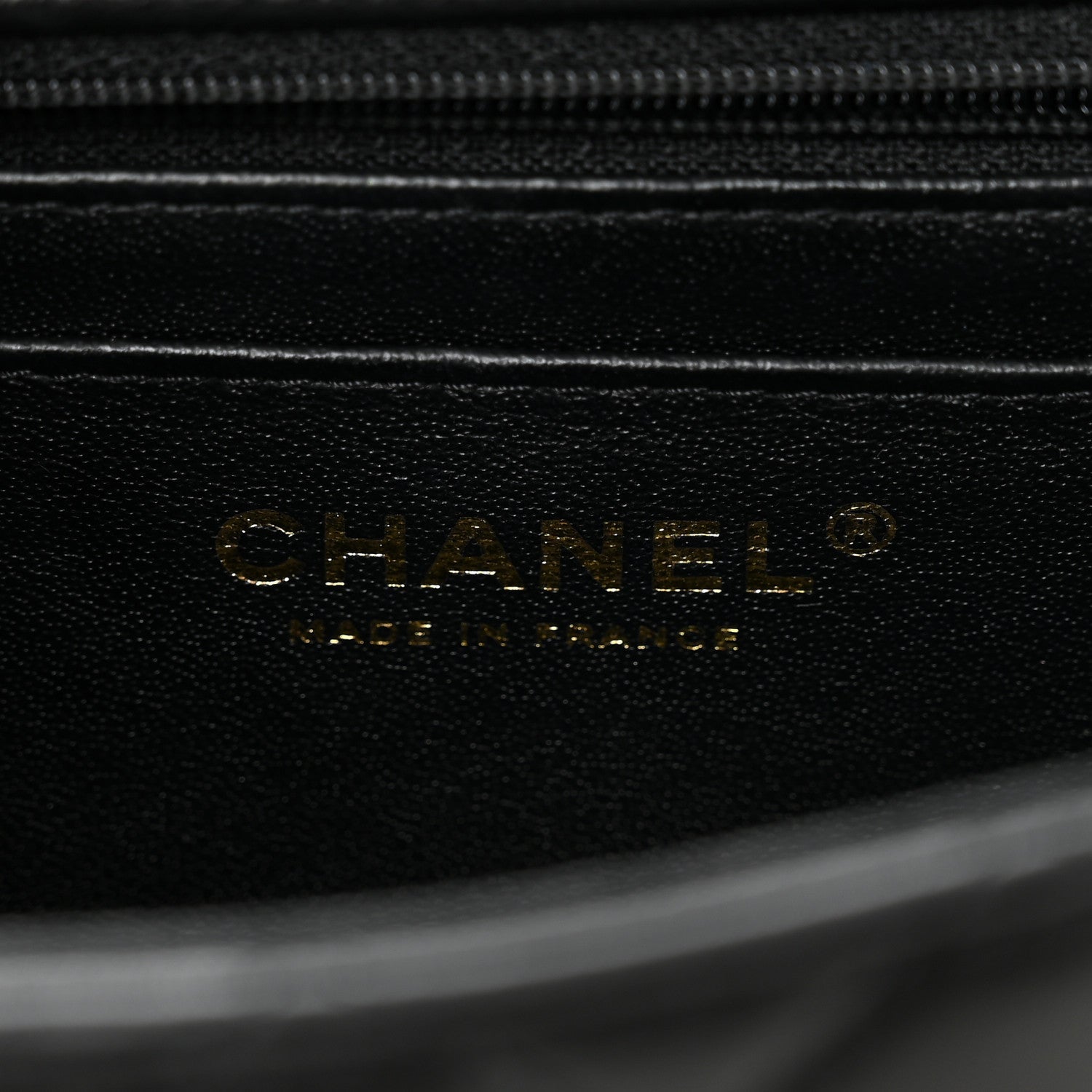 Chanel Lambskin Quilted Mini Top Handle Rectangular Flap Black