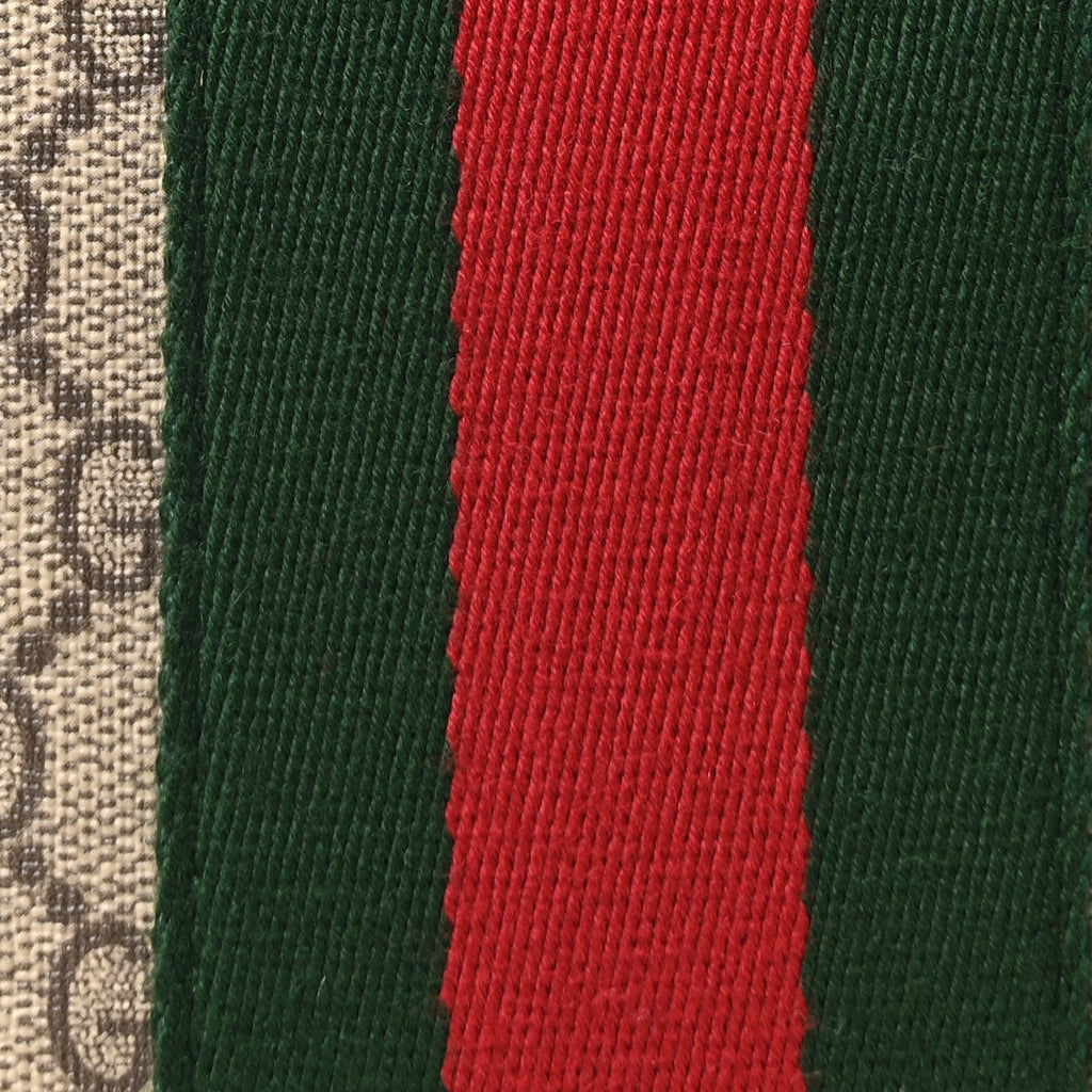 Gucci GG Supreme Monogram Web Messenger Bag Black