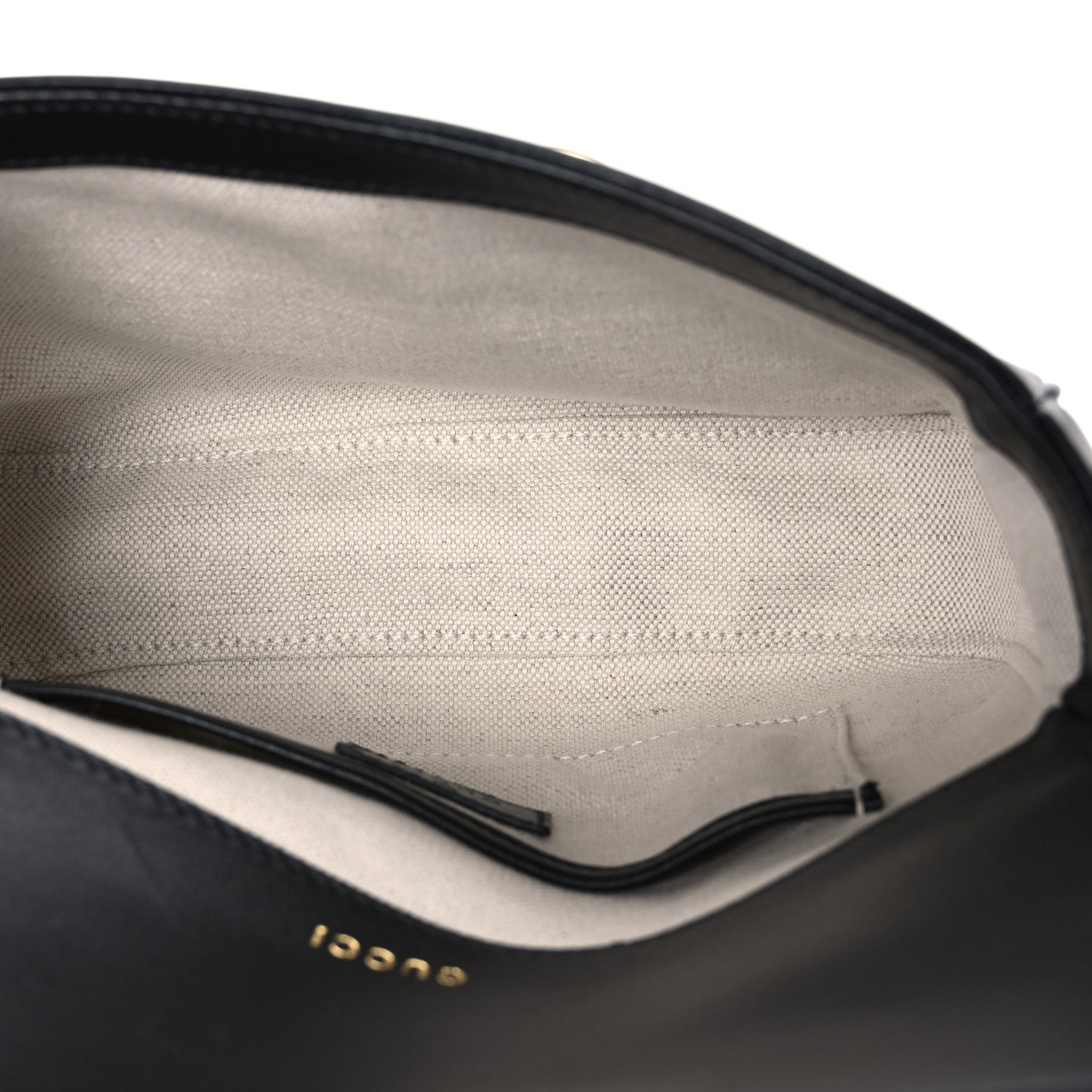 Gucci Arabella Calfskin Horsebit 1955 Shoulder Bag  Black