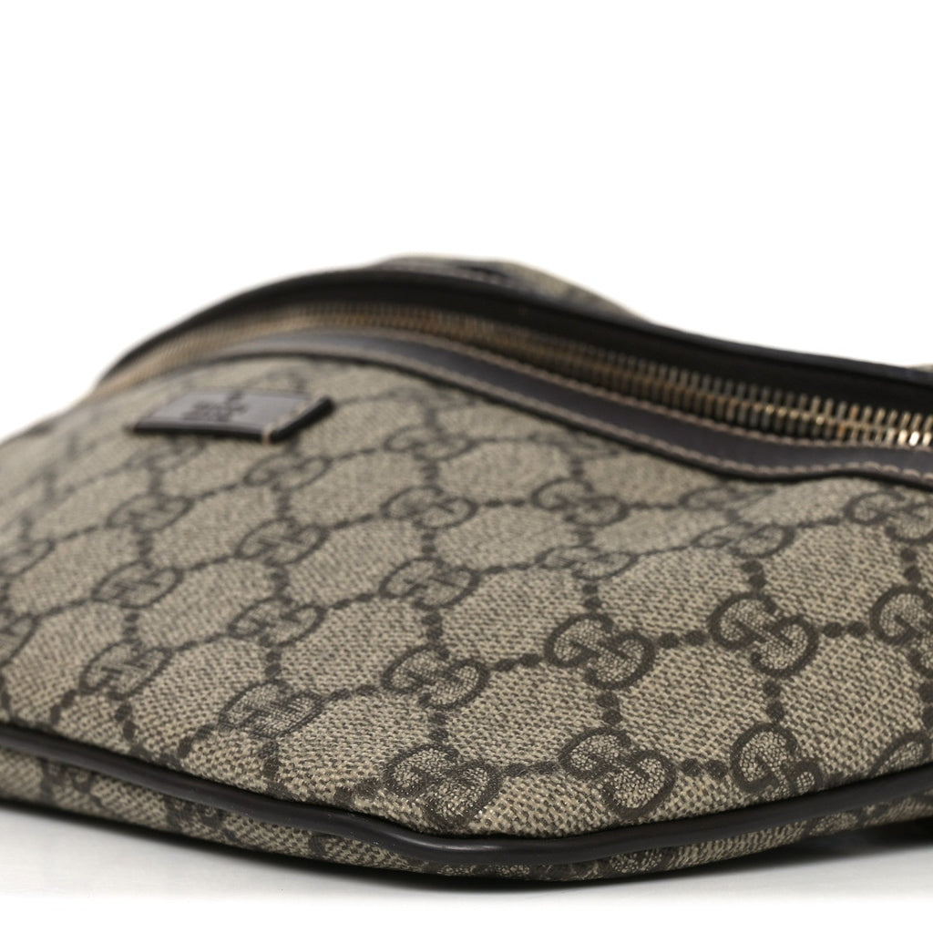 Gucci GG Supreme Monogram Belt Bag Dark Brown
