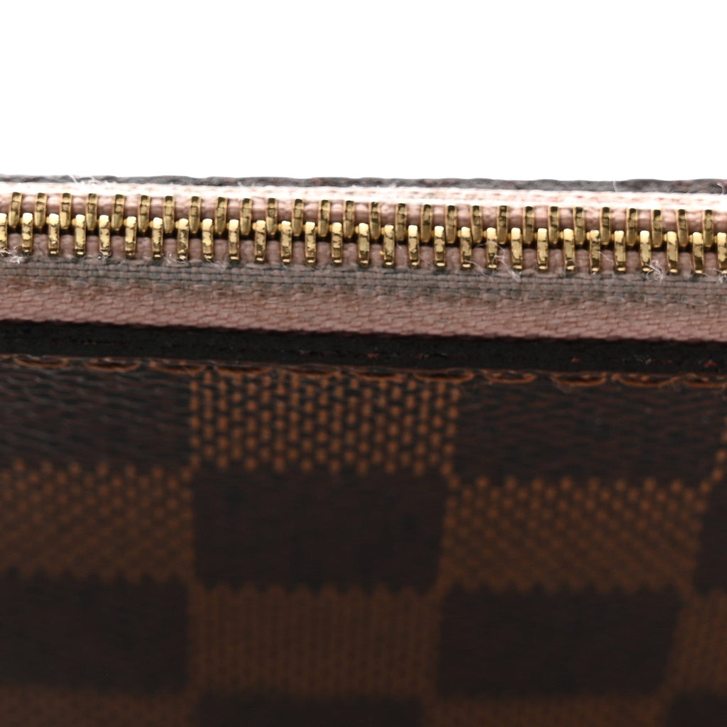 Louis Vuitton Damier Ebene Neverfull MM GM Pochette Rose Ballerine
