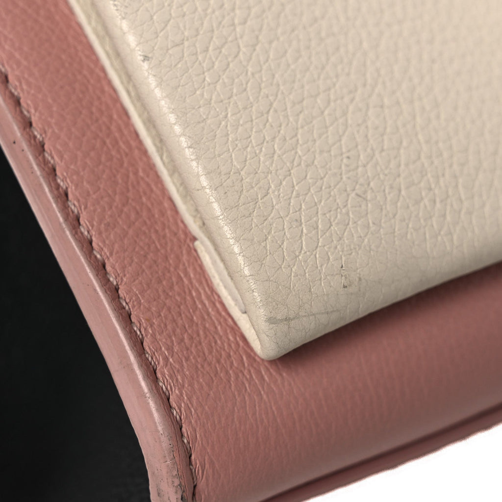 Louis Vuitton Soft Calfskin My Lockme Chain Bag BB Rose Boudoir Creme