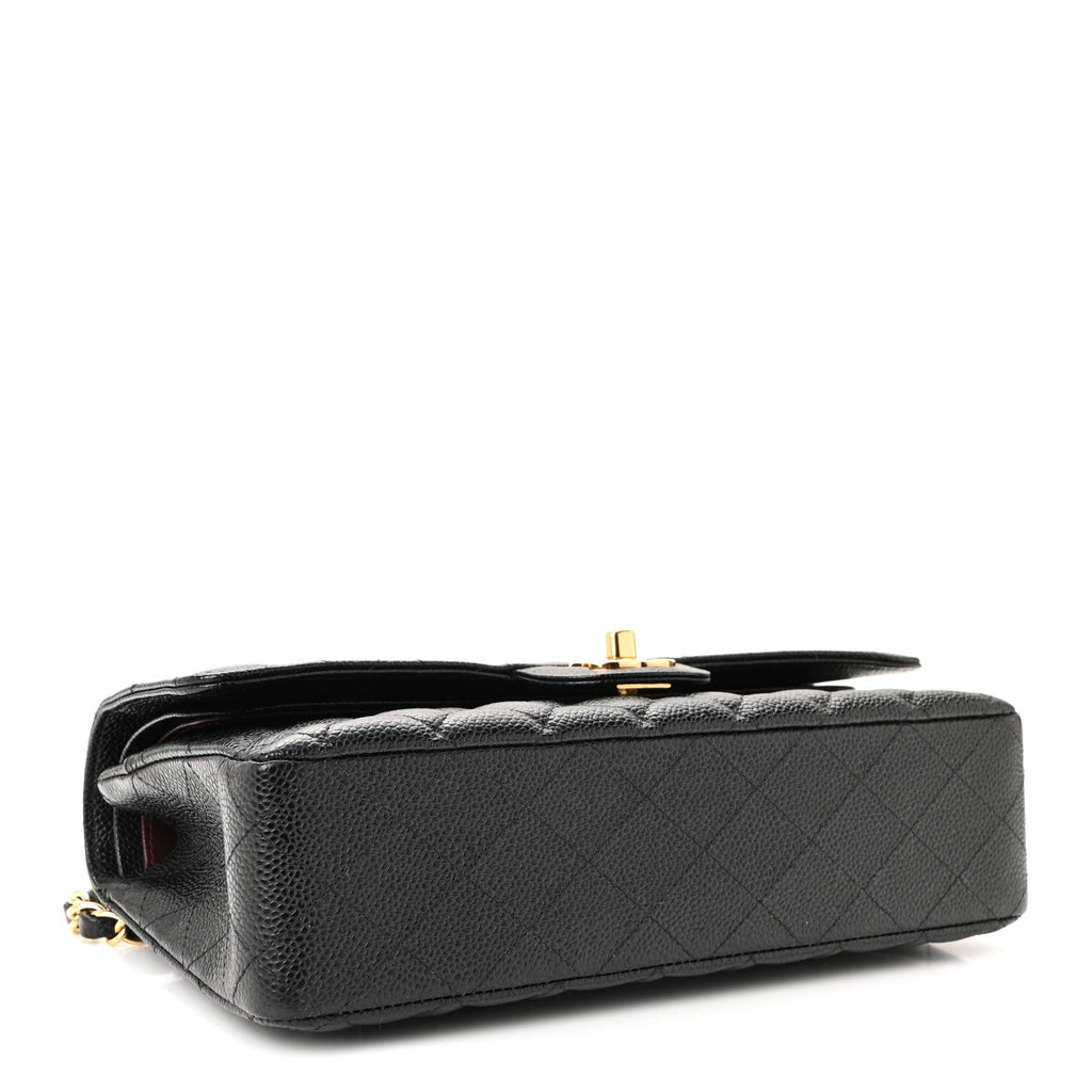 Chanel Caviar Quilted Medium Double Flap Black