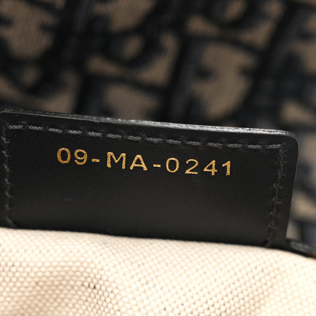 Christian Dior Oblique Saddle Bag Blue