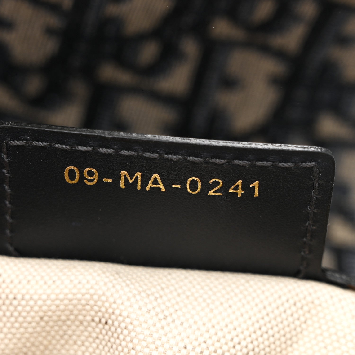 Christian Dior Oblique Saddle Bag Blue