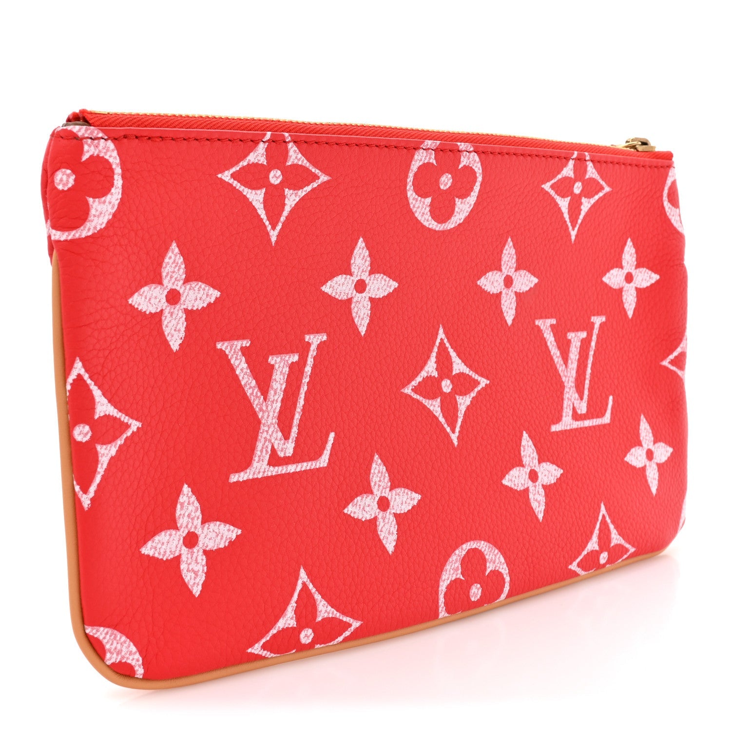 Louis Vuitton Calfskin Monogram Speedy P9 Bandouliere 50 Pochette Red