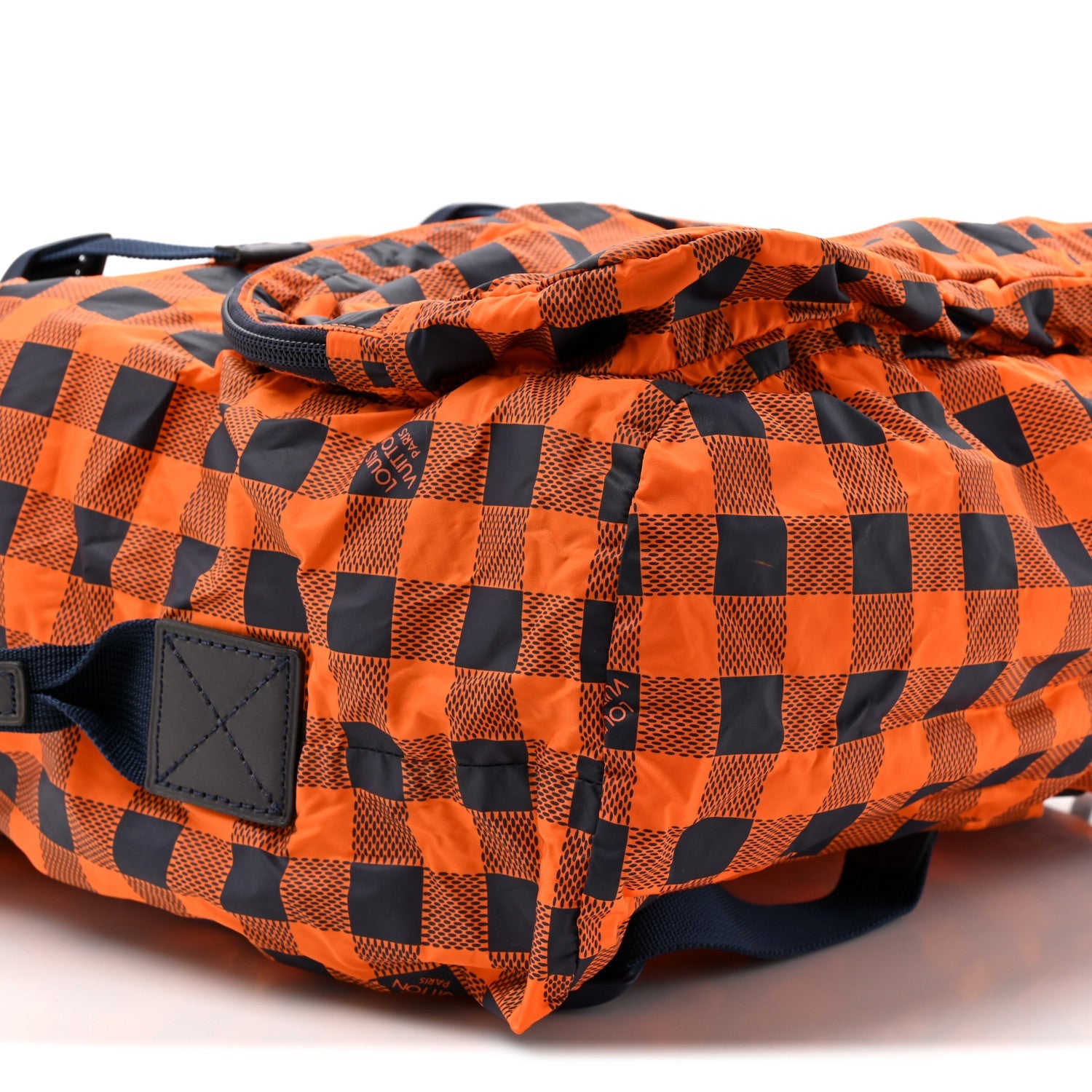 Louis Vuitton Nylon Damier Masai Adventure Practical Backpack Orange