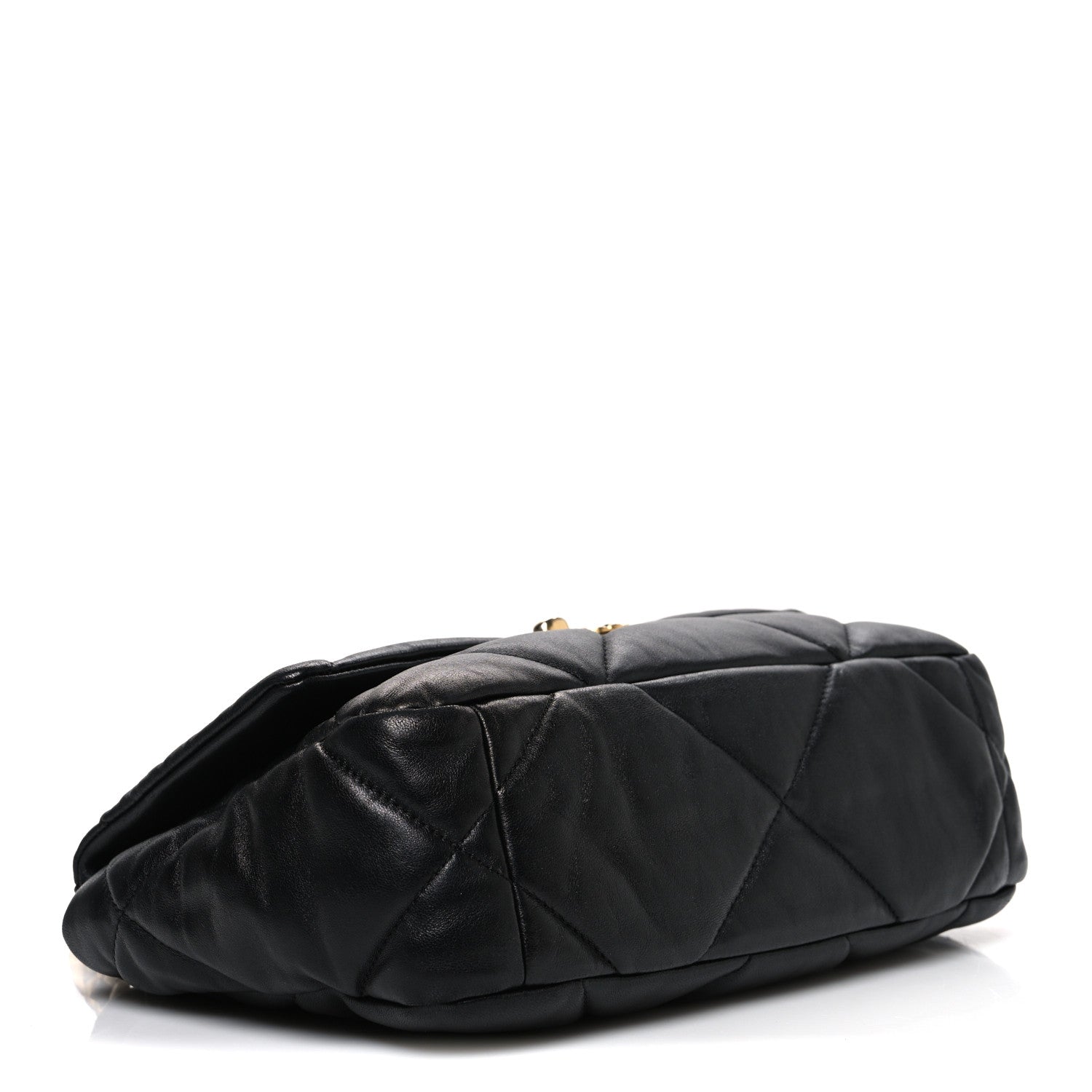 Chanel Lambskin Quilted Medium Chanel 19 Flap Black
