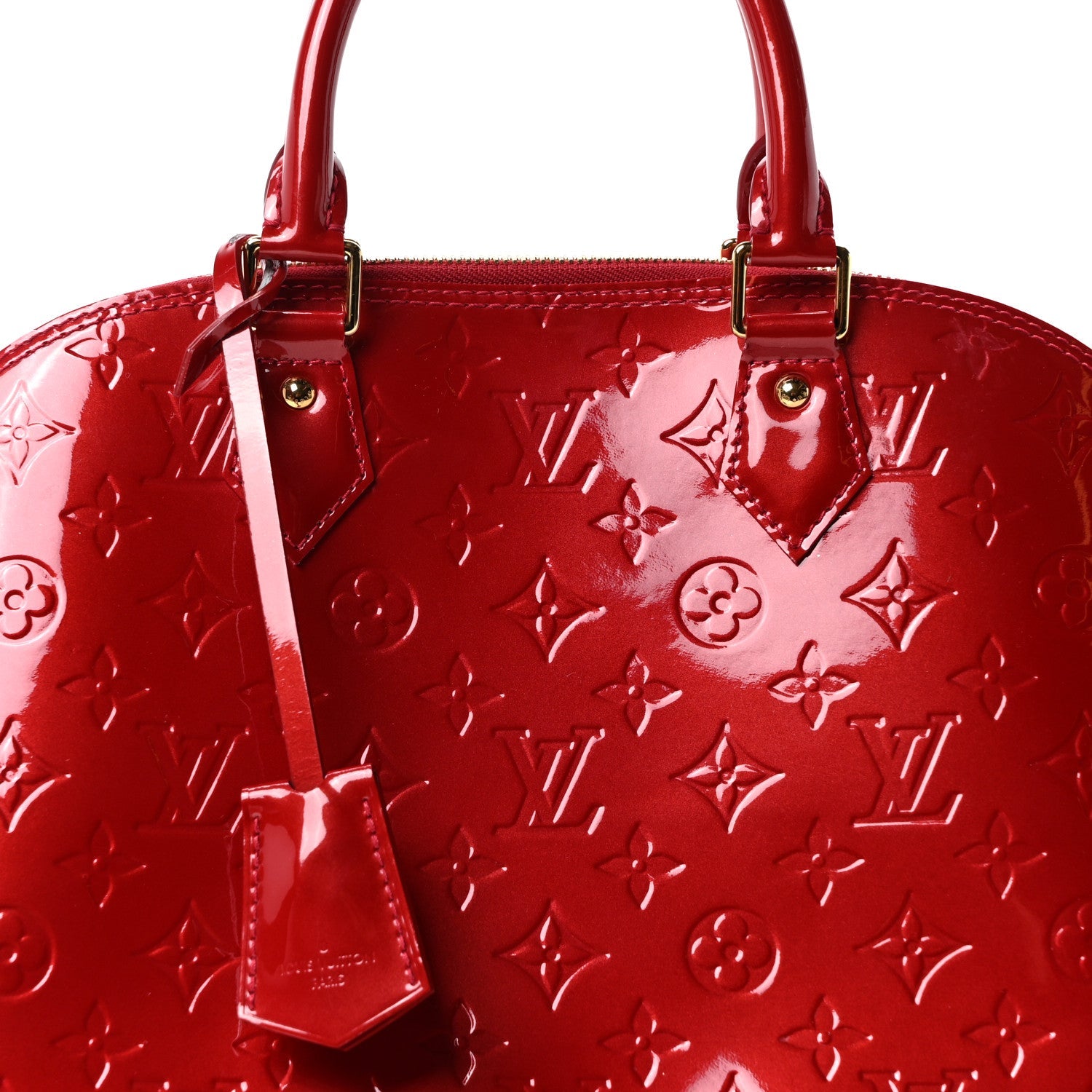 Louis Vuitton Vernis Alma MM Pomme D'Amour