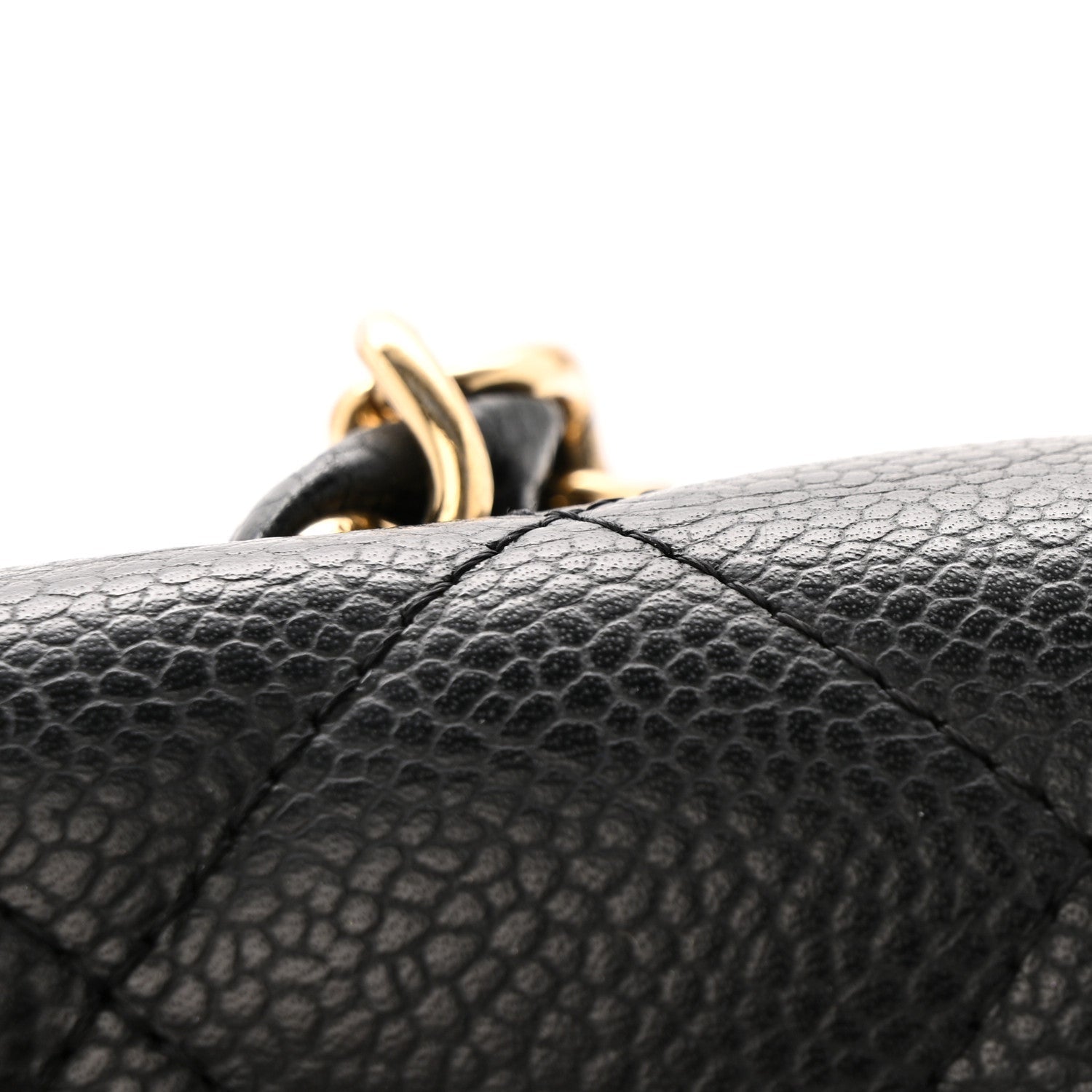 Chanel Caviar Quilted Jumbo Single Flap Black