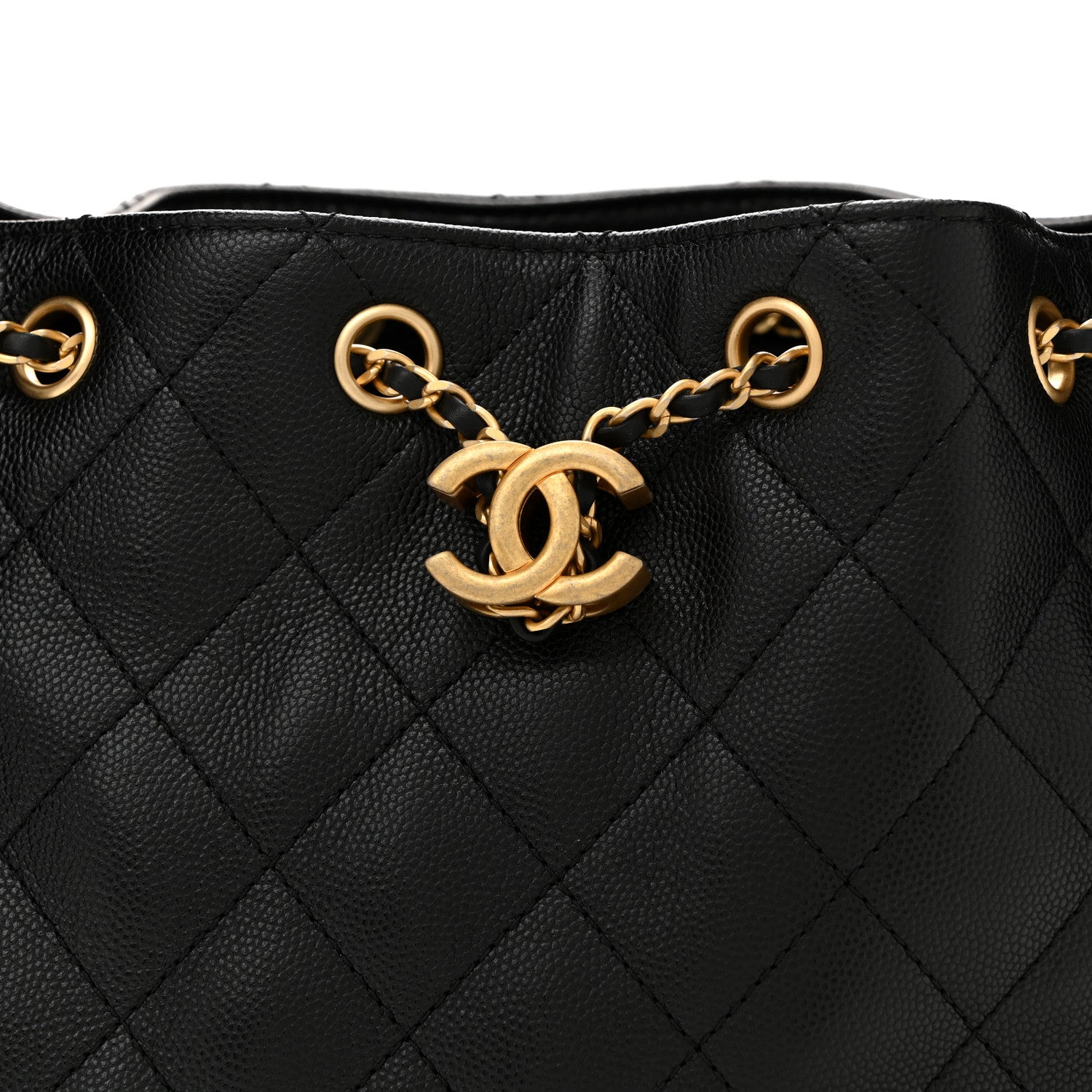 Chanel Caviar Quilted Small Chanel 25 Handbag Black