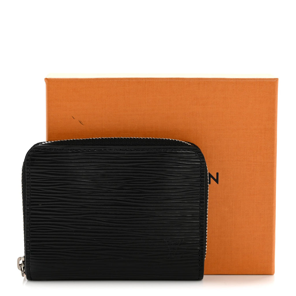 Louis Vuitton Epi Zippy Coin Purse Black