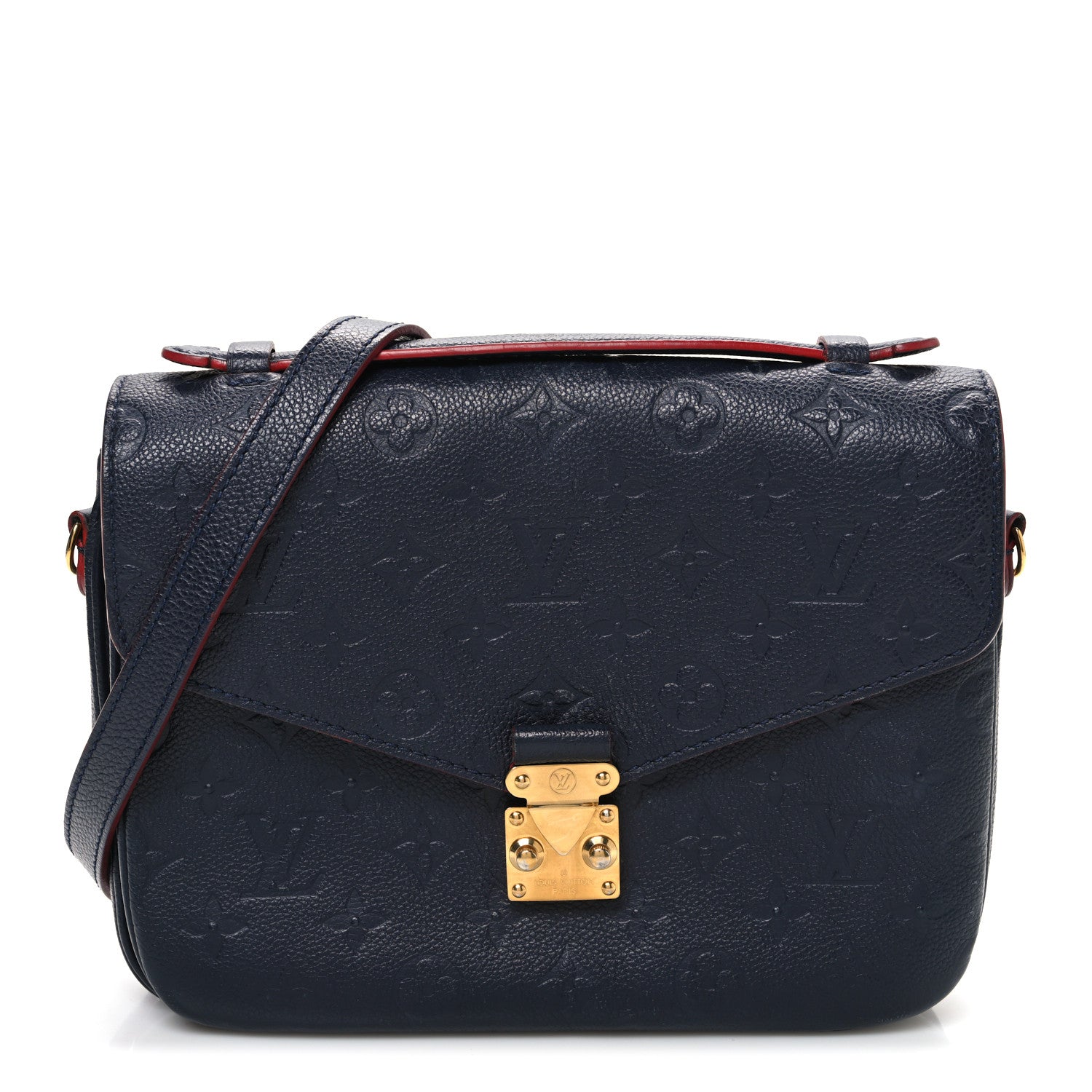 Louis Vuitton Empreinte Pochette Metis Marine Rouge