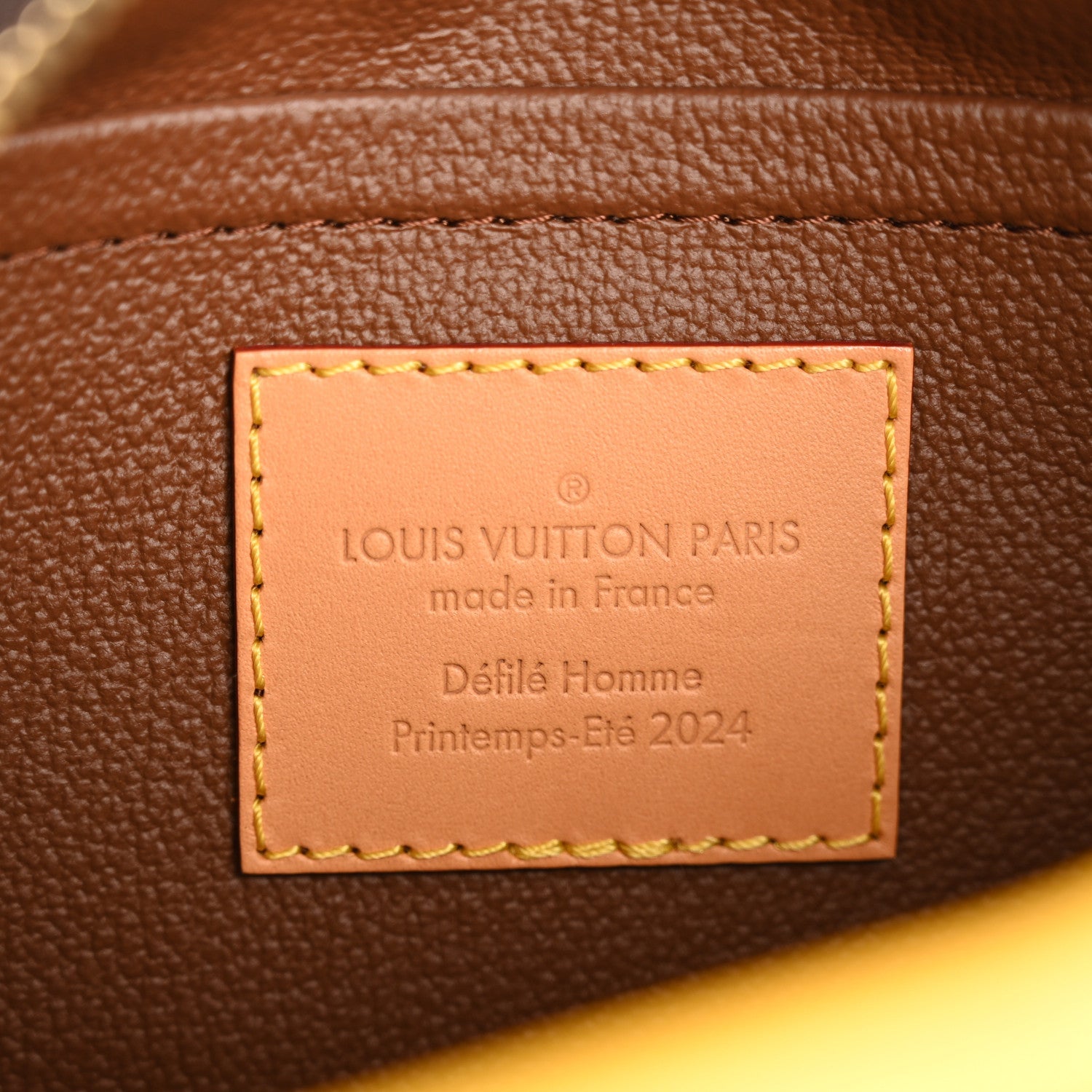 Louis Vuitton Damier Pop Dopp Kit Toilet Pouch Jaune Mat