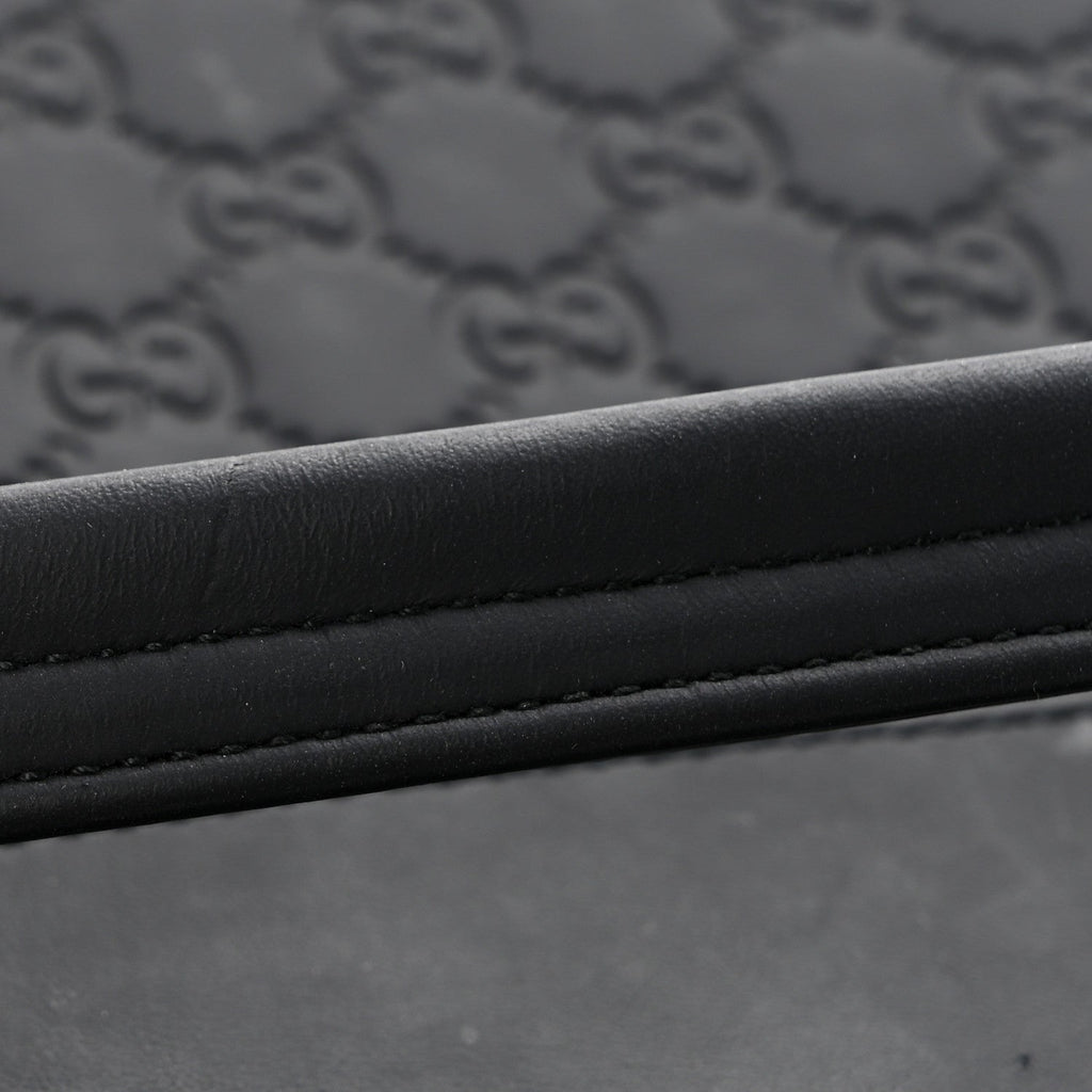 Gucci Rubber Guccissima Laptop Briefcase Black