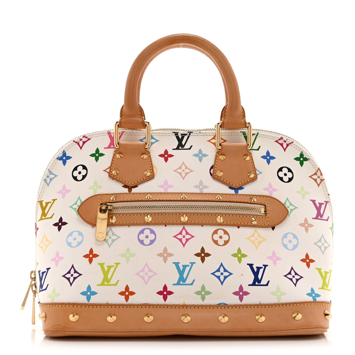 Louis Vuitton Monogram Multicolor Alma White