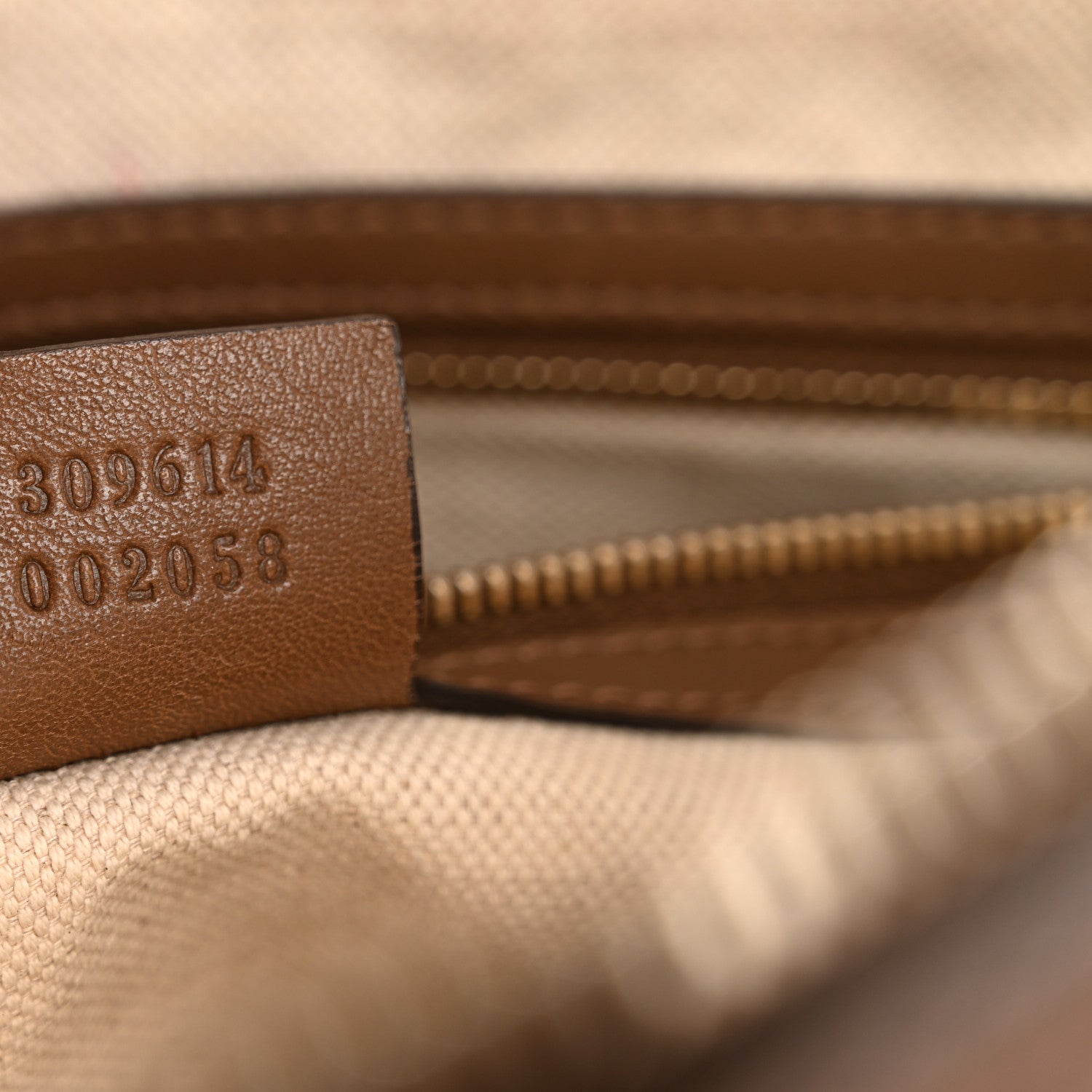 Gucci GG Supreme Monogram Medium Nice Top Handle Dome Bag Brown