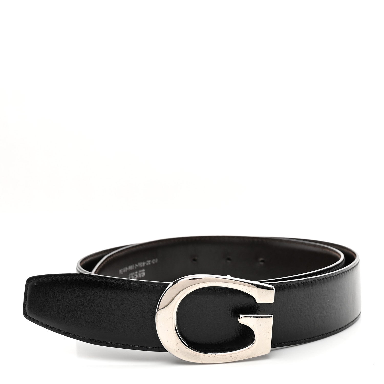 Gucci Calfskin G Logo Belt 80 32 Black
