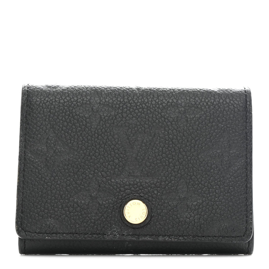 Louis Vuitton Empreinte Business Card Holder Black