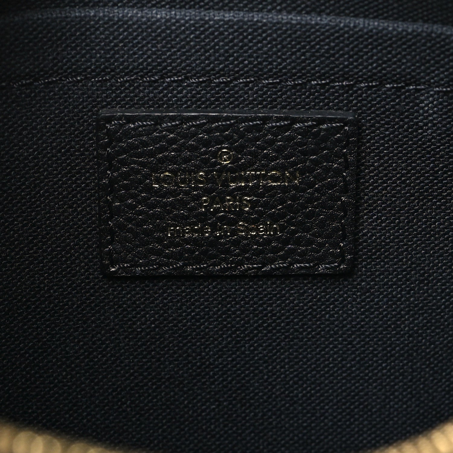 Louis Vuitton Monogram Pallas Clutch Black