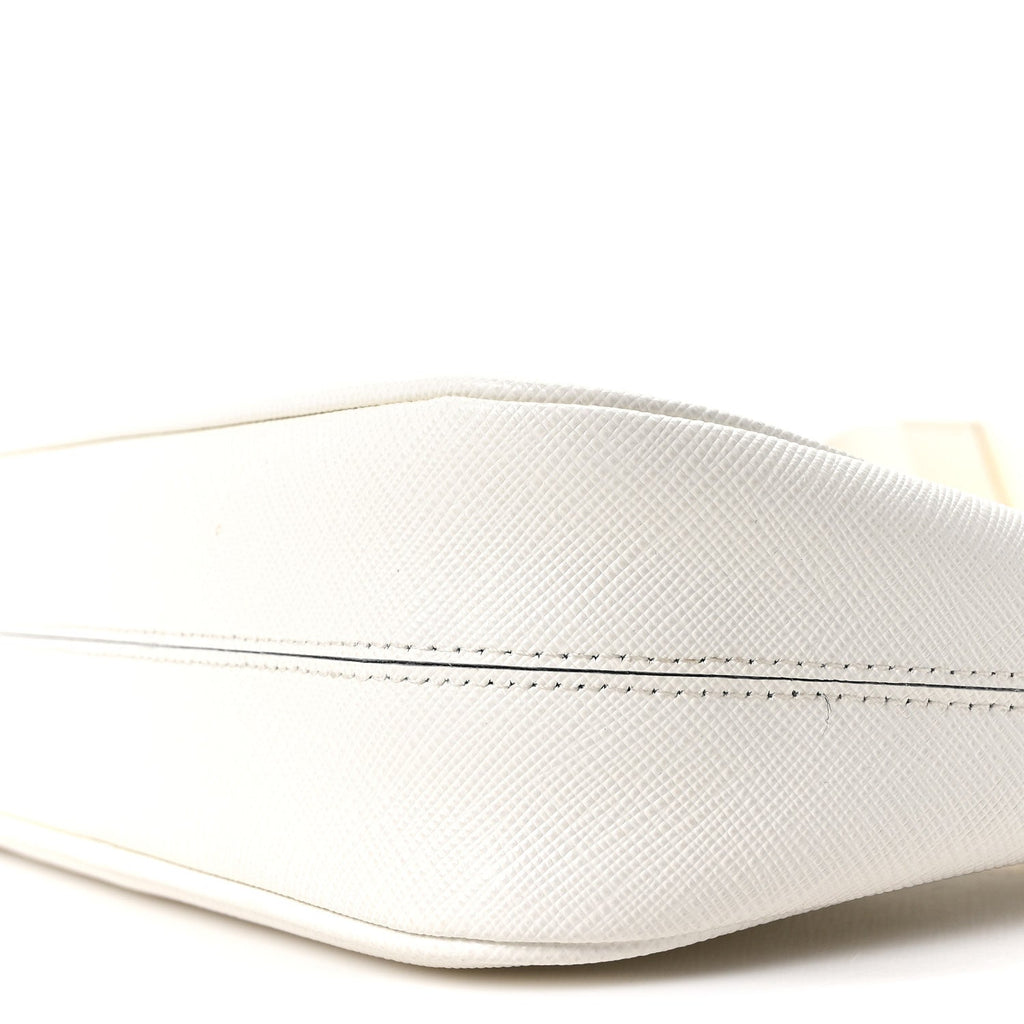 Prada Saffiano Re-Edition 2005 Shoulder Bag White