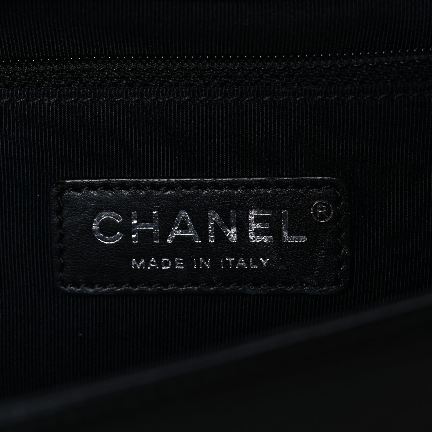 Chanel Lambskin Chevron Quilted New Medium Boy Flap Black