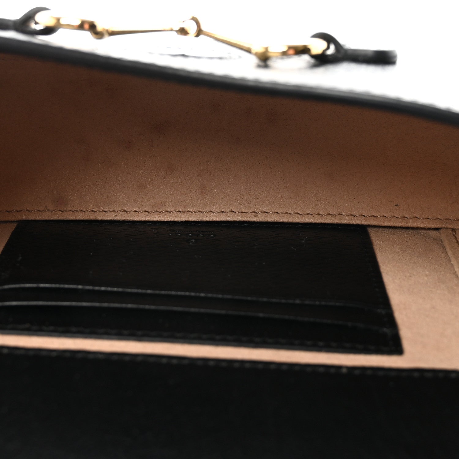 Gucci Calfskin Horsebit 1955 Shoulder Bag Black
