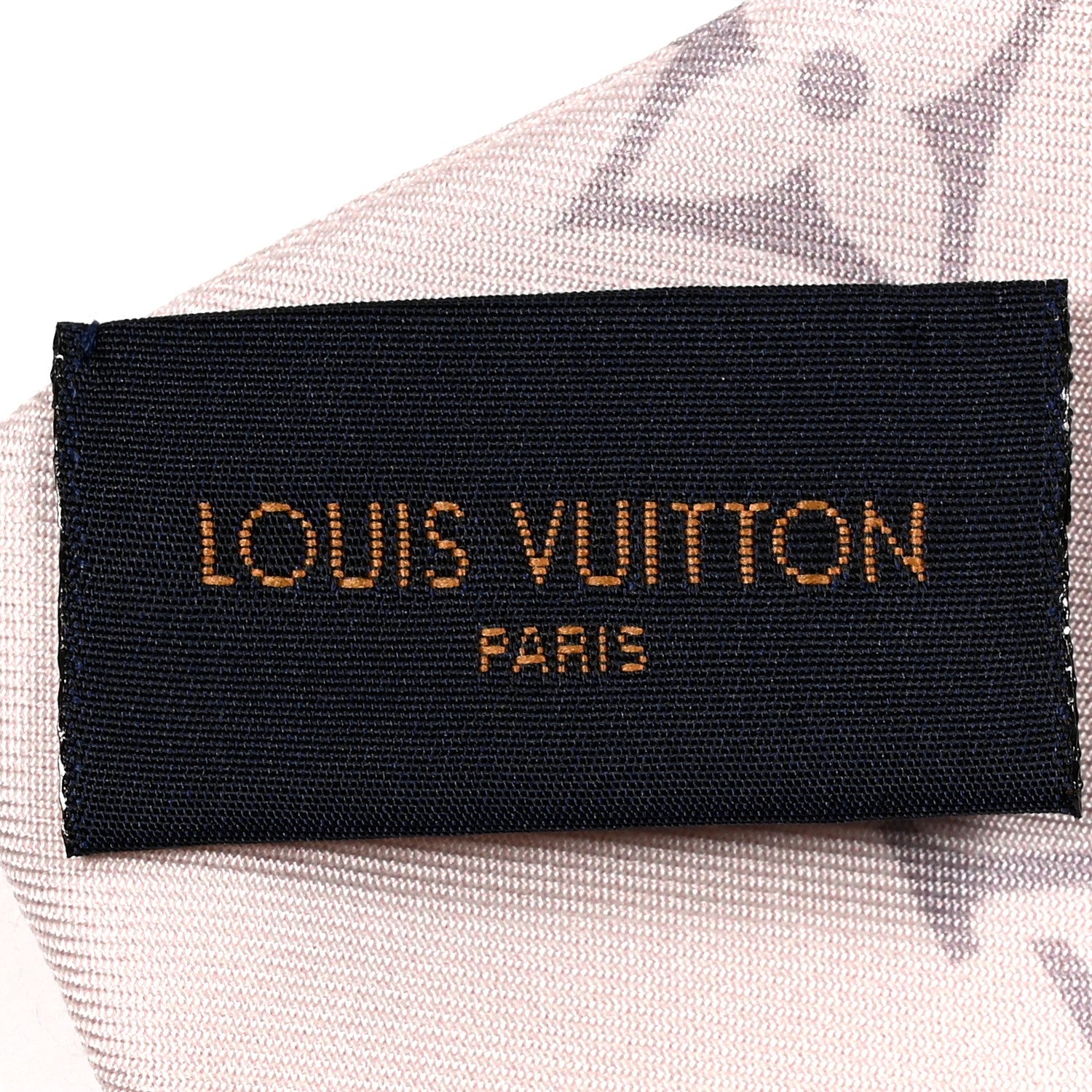 Louis Vuitton Silk Monogram Confidential Bandeau Light Pink Porcelain Rose Beige Ebony