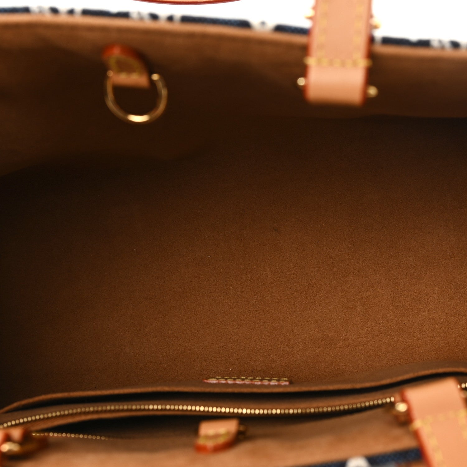 Louis Vuitton Jacquard Since 1854 Onthego MM Blue
